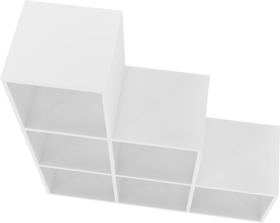 Cascio White Bookcase