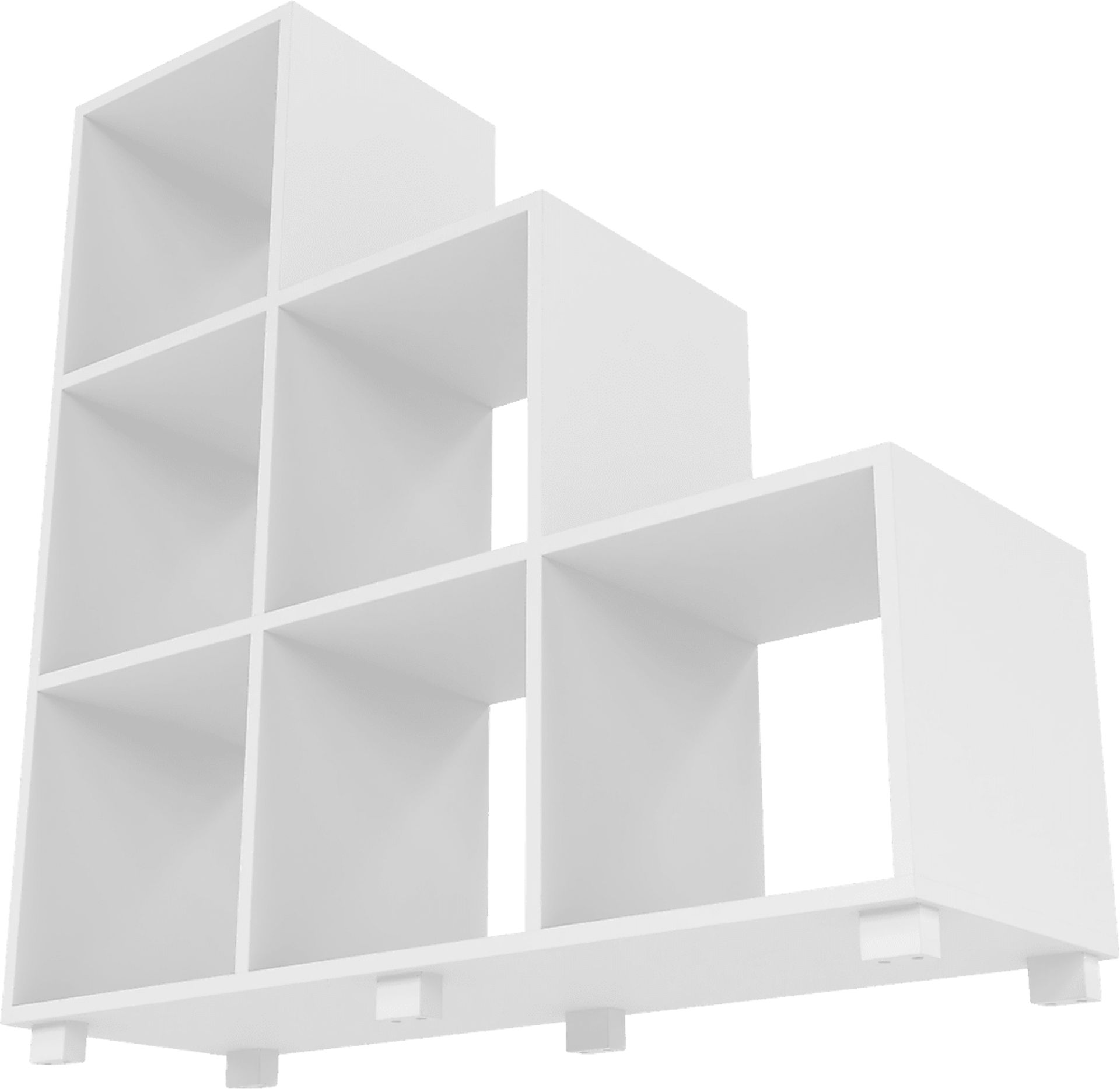 Cascio White Bookcase - Image 7