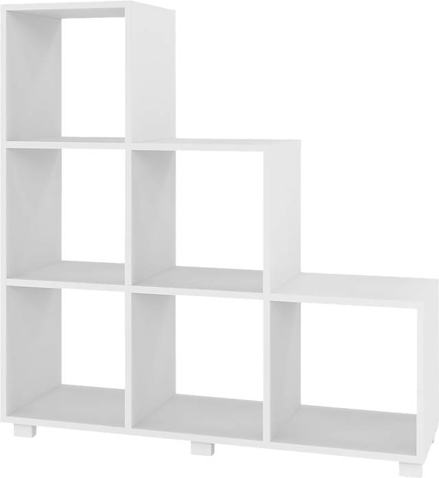 Cascio White Bookcase - Thumbnail - Image 1