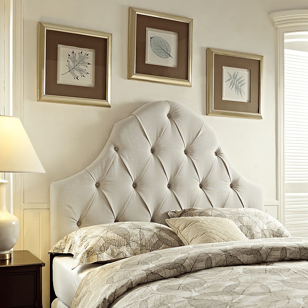 Casden Beige King Upholstered Headboard Rooms To Go
