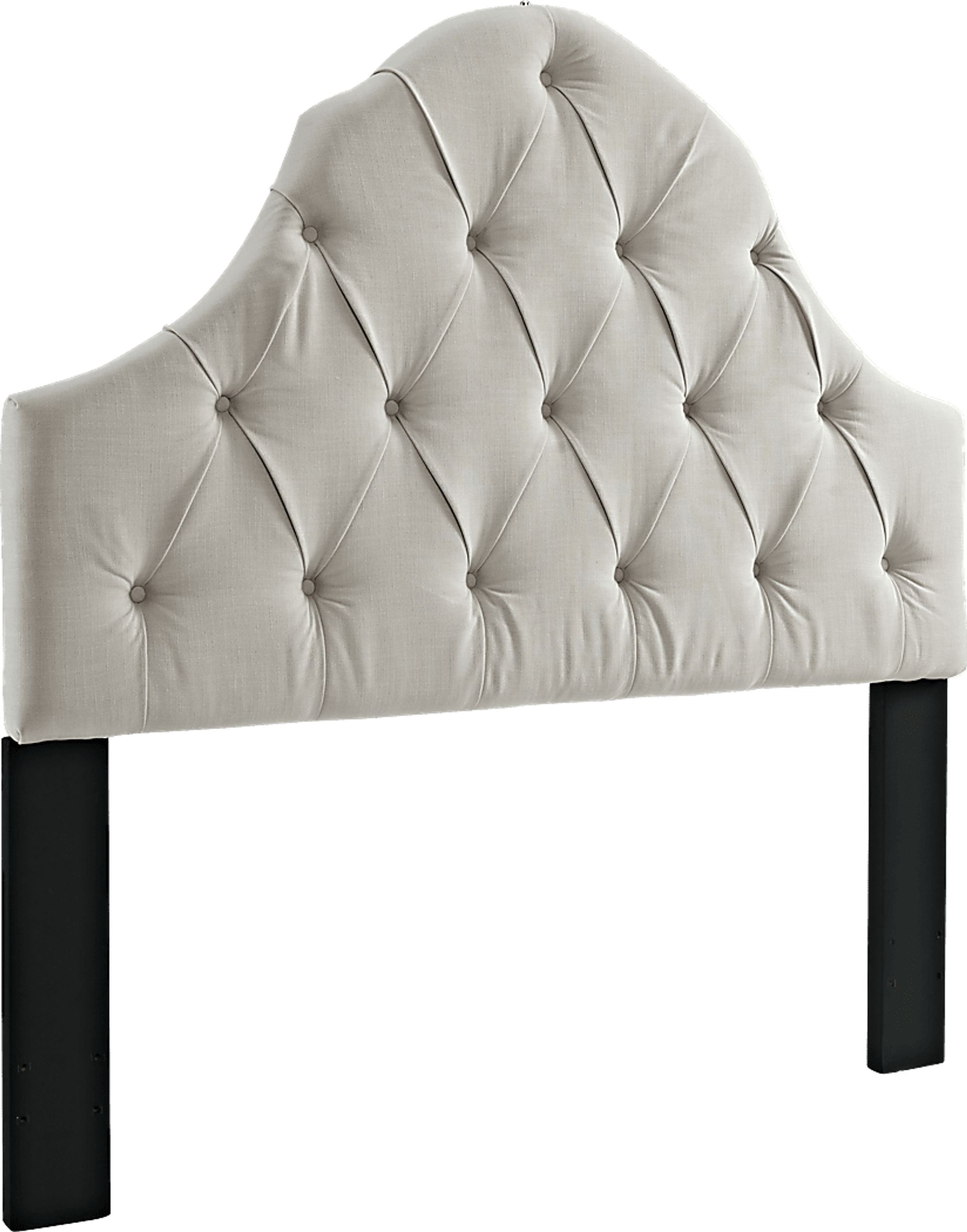 Casden Cream Full/Queen Upholstered Headboard - Image 2