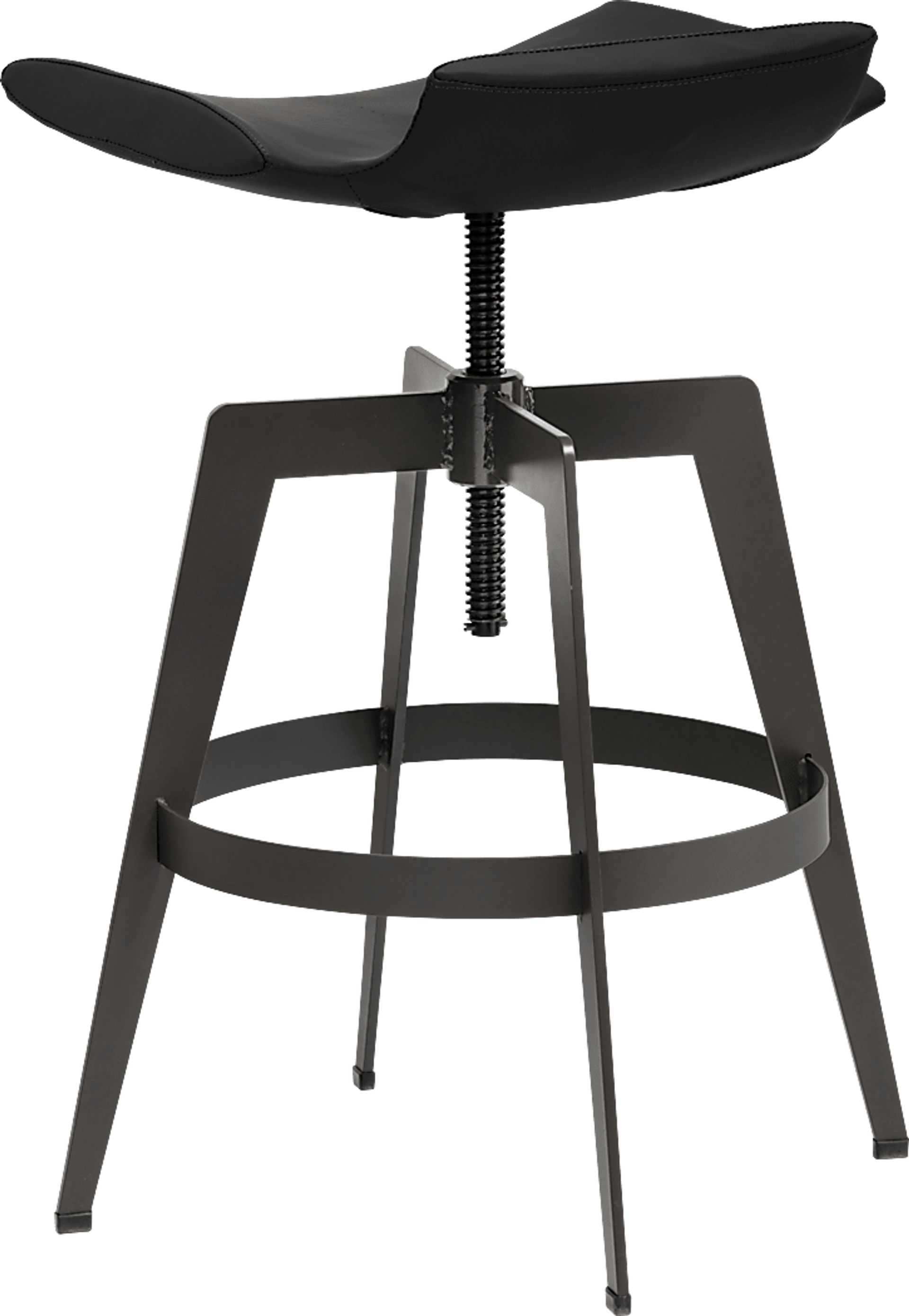 Caselli Black Adjustable Barstool - Image 2