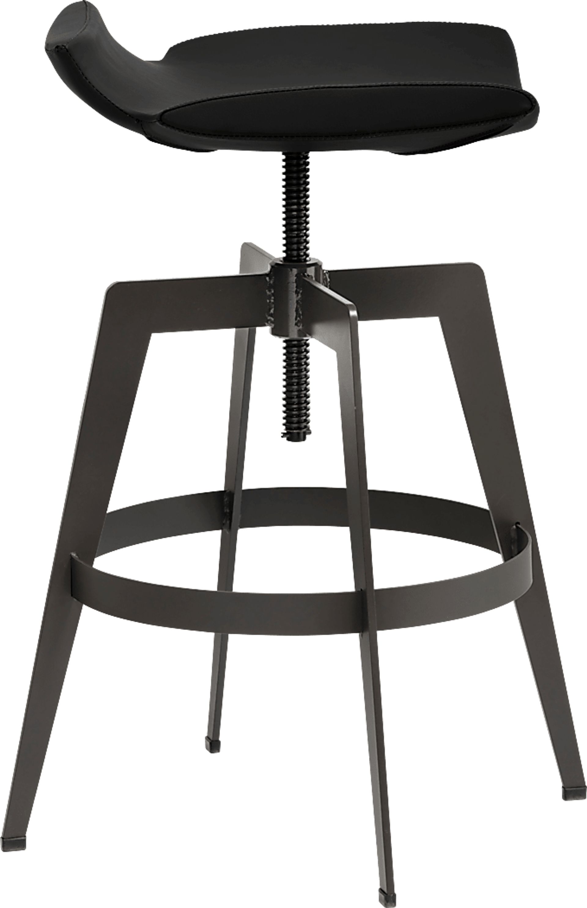 Caselli Black Adjustable Barstool - Image 3