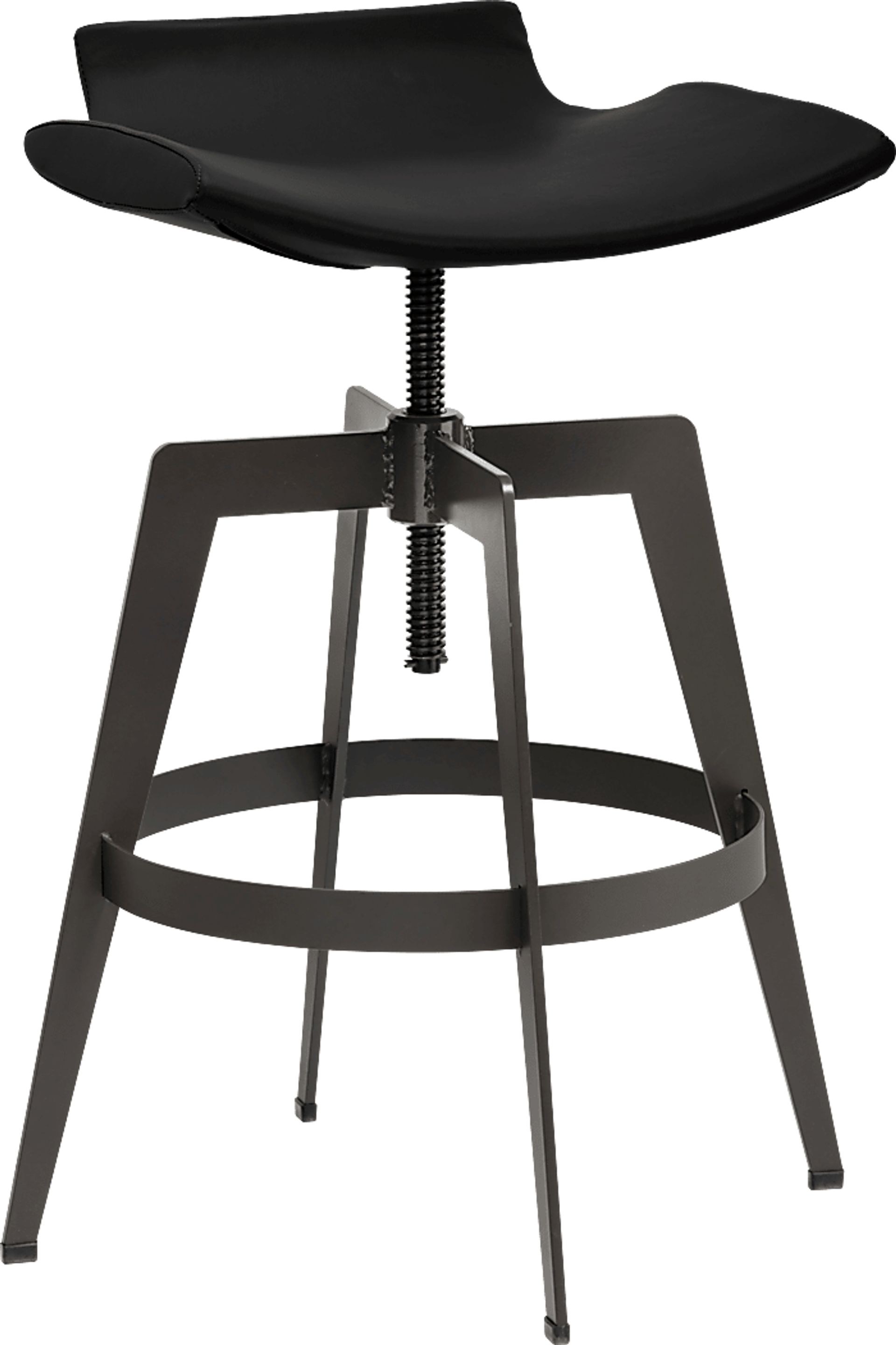 Caselli Black Adjustable Barstool - Image 1