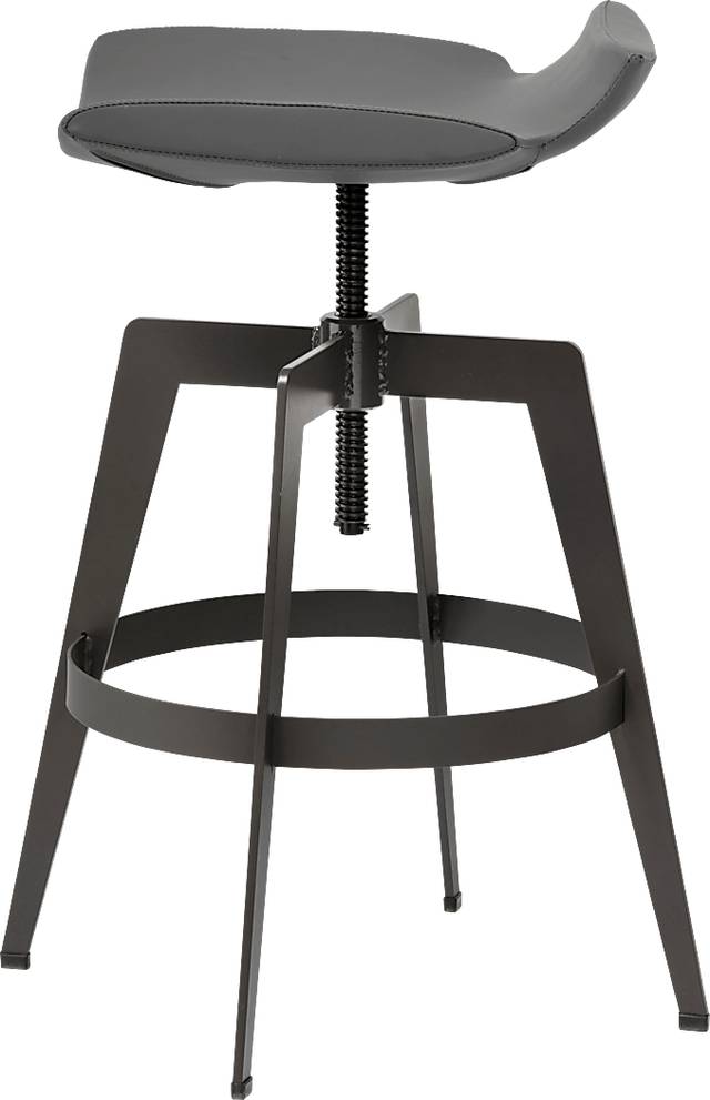Caselli Gray Adjustable Barstool - Thumbnail - Image 3
