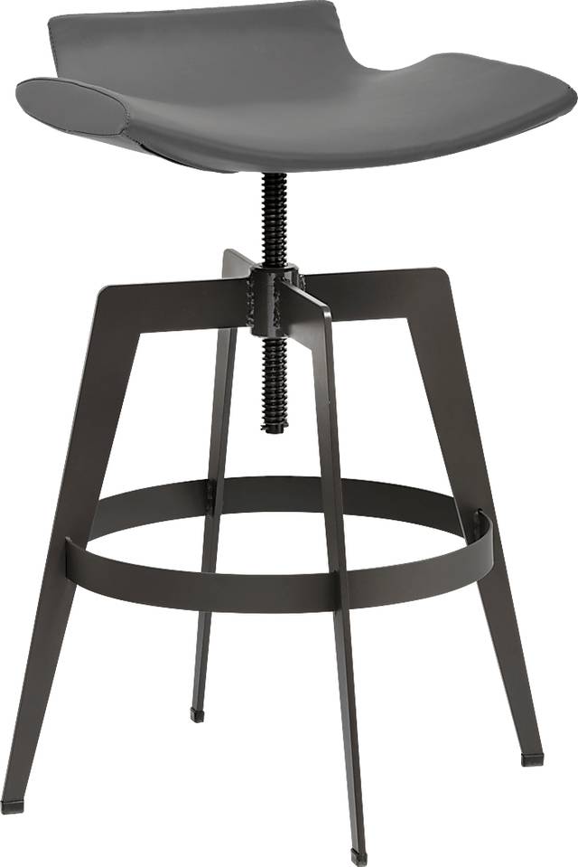 Caselli Gray Adjustable Barstool - Thumbnail - Image 1