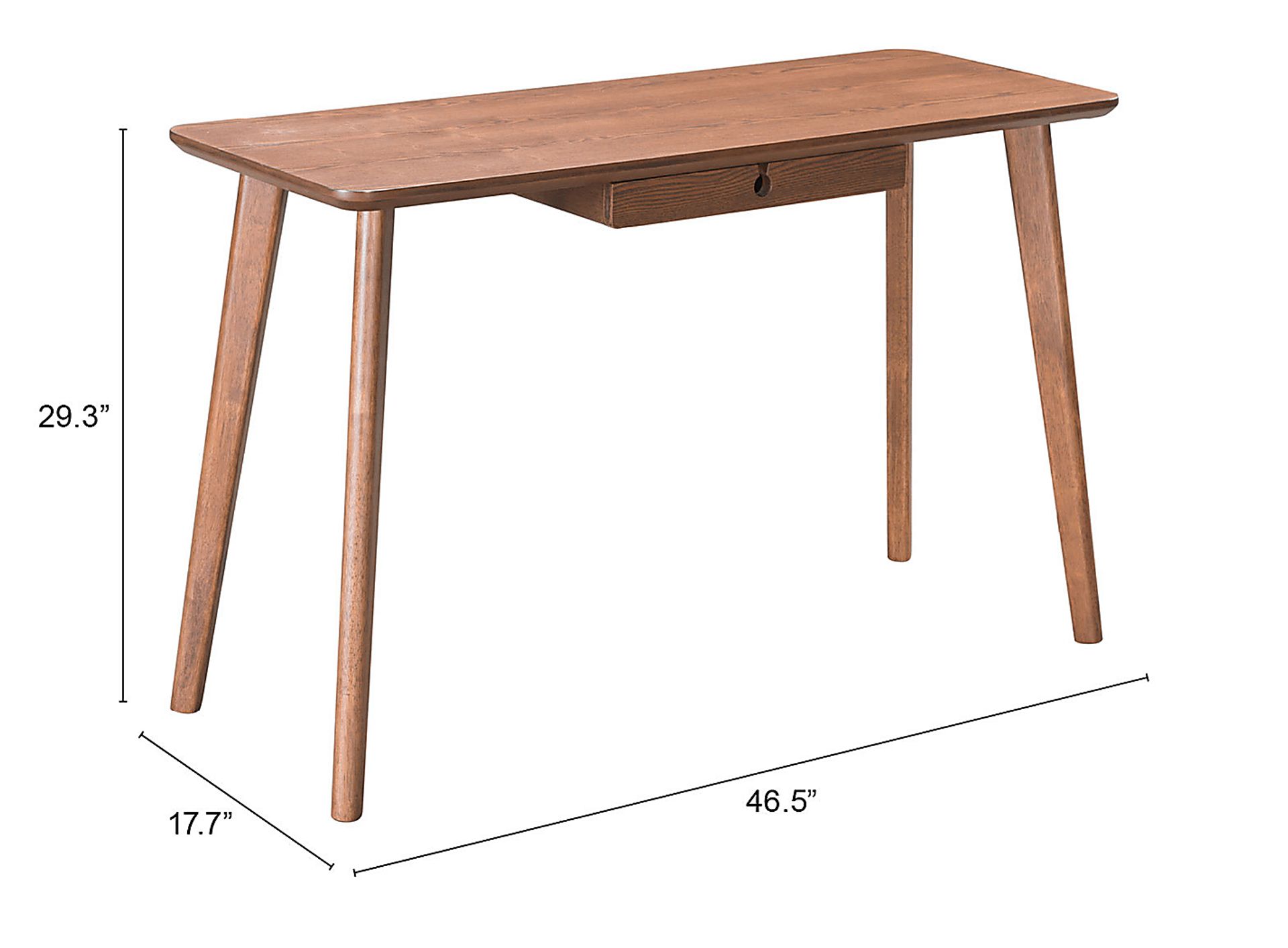 Casellia Brown Desk - Image 7