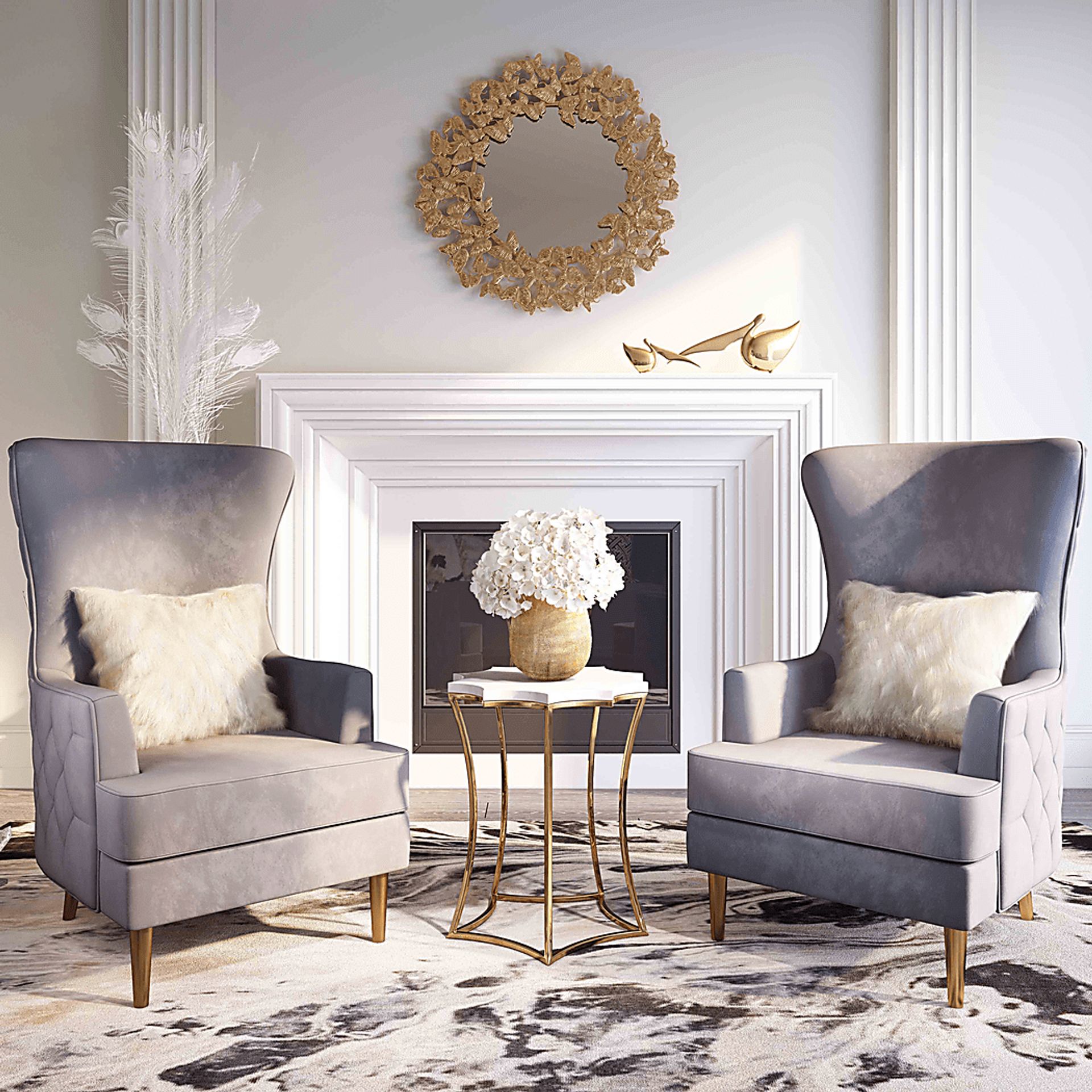 Casellor Gold Accent Table - Image 6