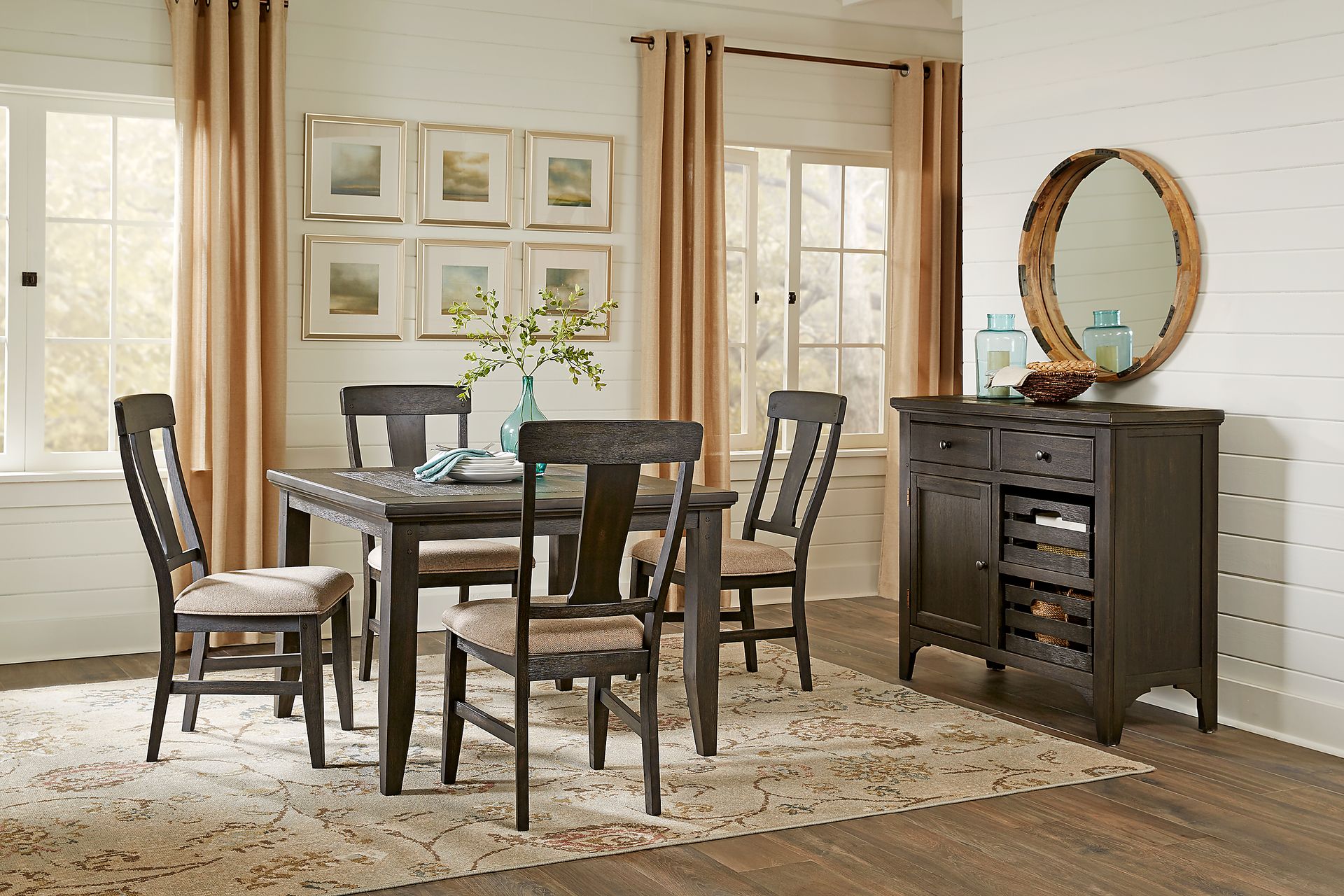 Casen Hill Black Dining Table - Image 2