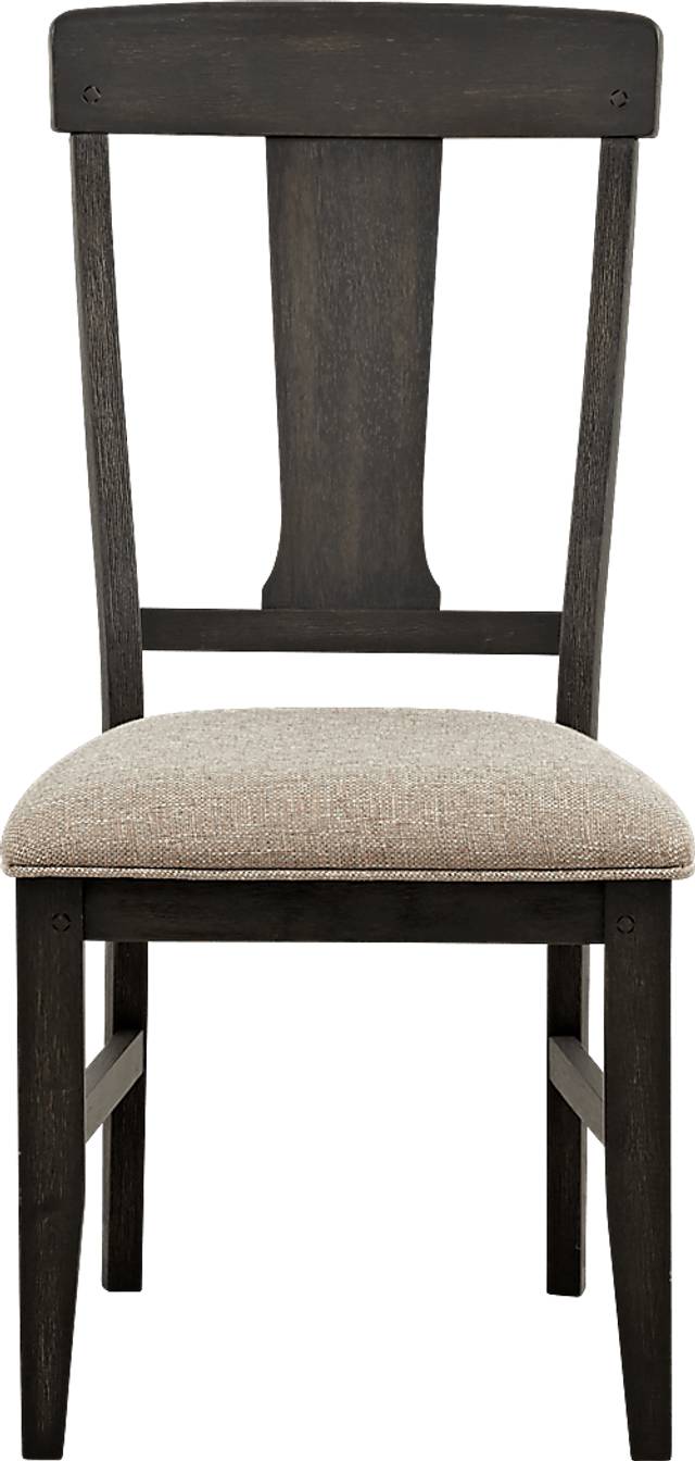 Casen Hill Black Side Chair - Thumbnail - Image 3
