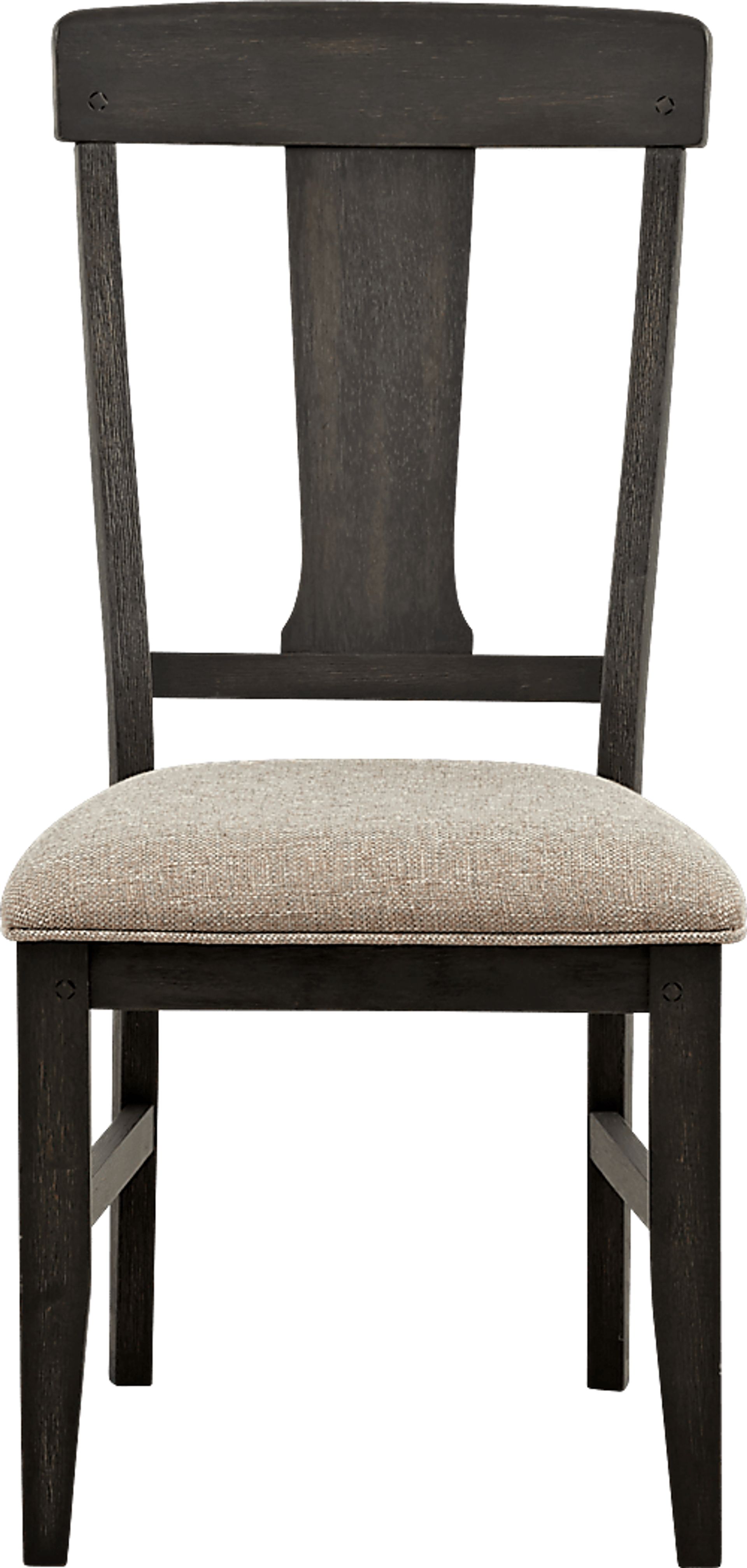 Casen Hill Black Side Chair - Image 3