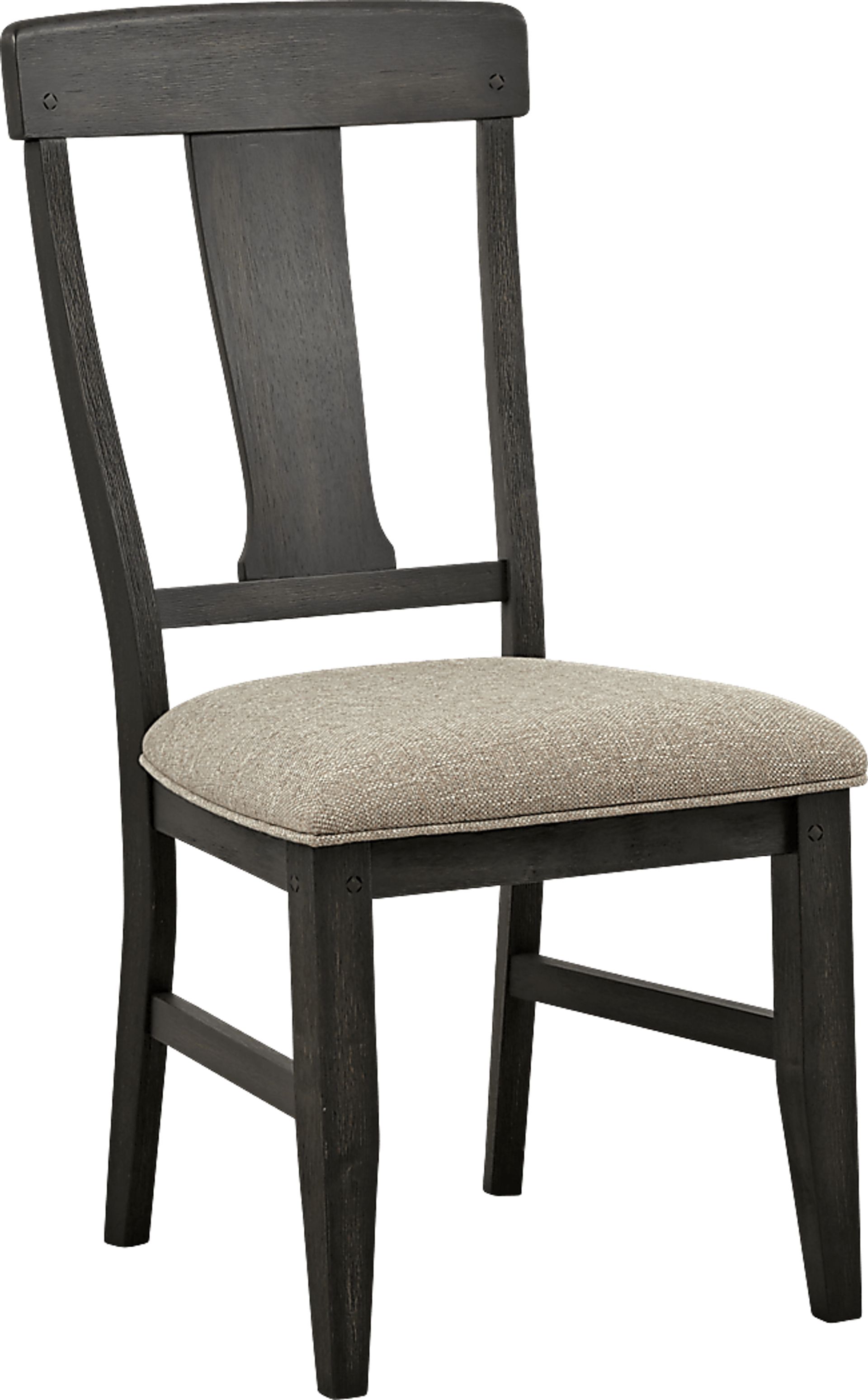 Casen Hill Black Side Chair - Image 1