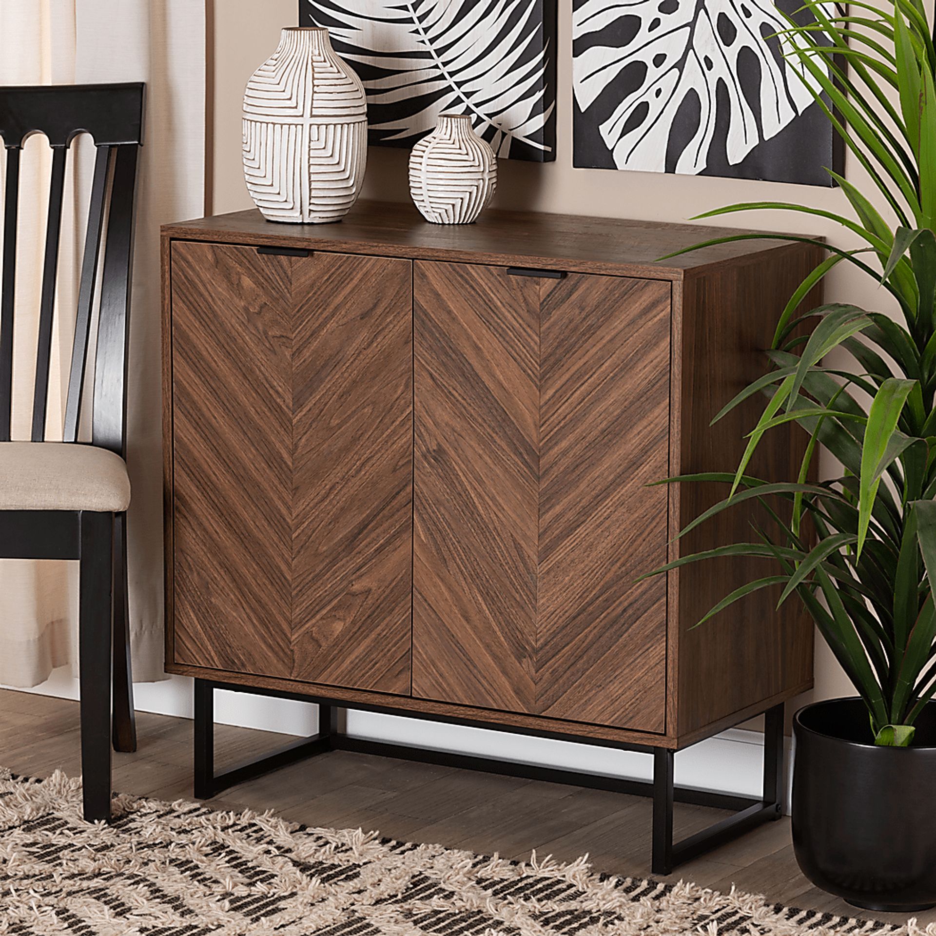 Casentini Brown Accent Cabinet - Image 2