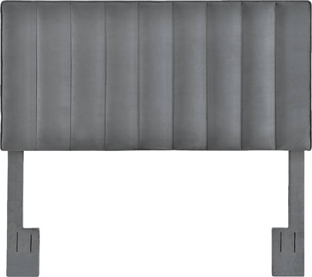 Casey Elle Gray King/California Headboard - Thumbnail - Image 1