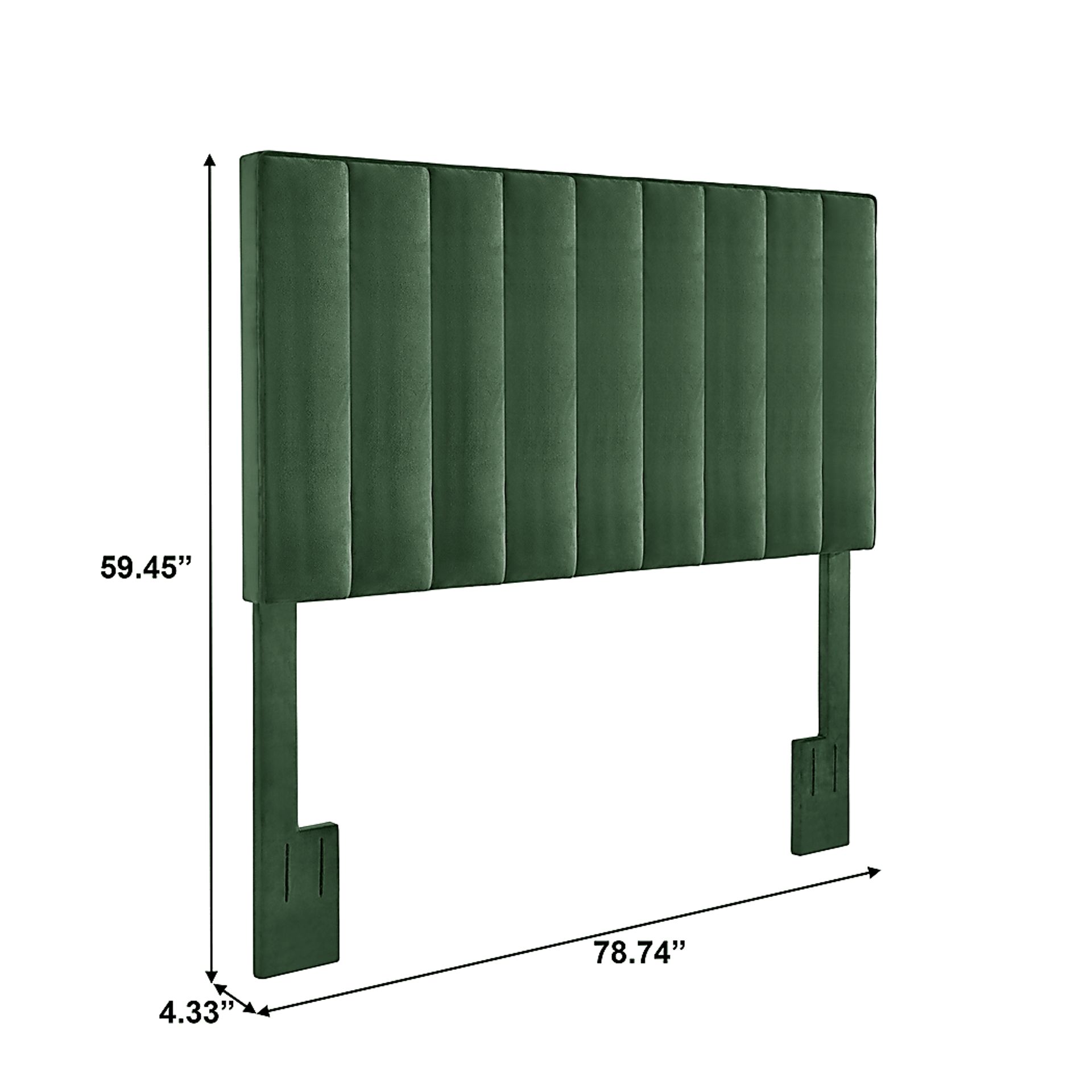 Casey Elle Green King/California Headboard - Image 8