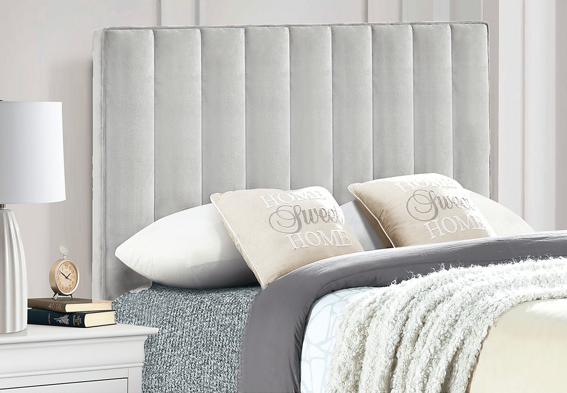 Casey Elle Light Gray King/California Headboard - Image 2