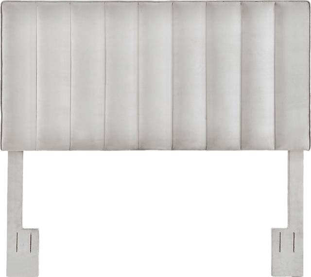 Casey Elle Light Gray King/California Headboard - Thumbnail - Image 1