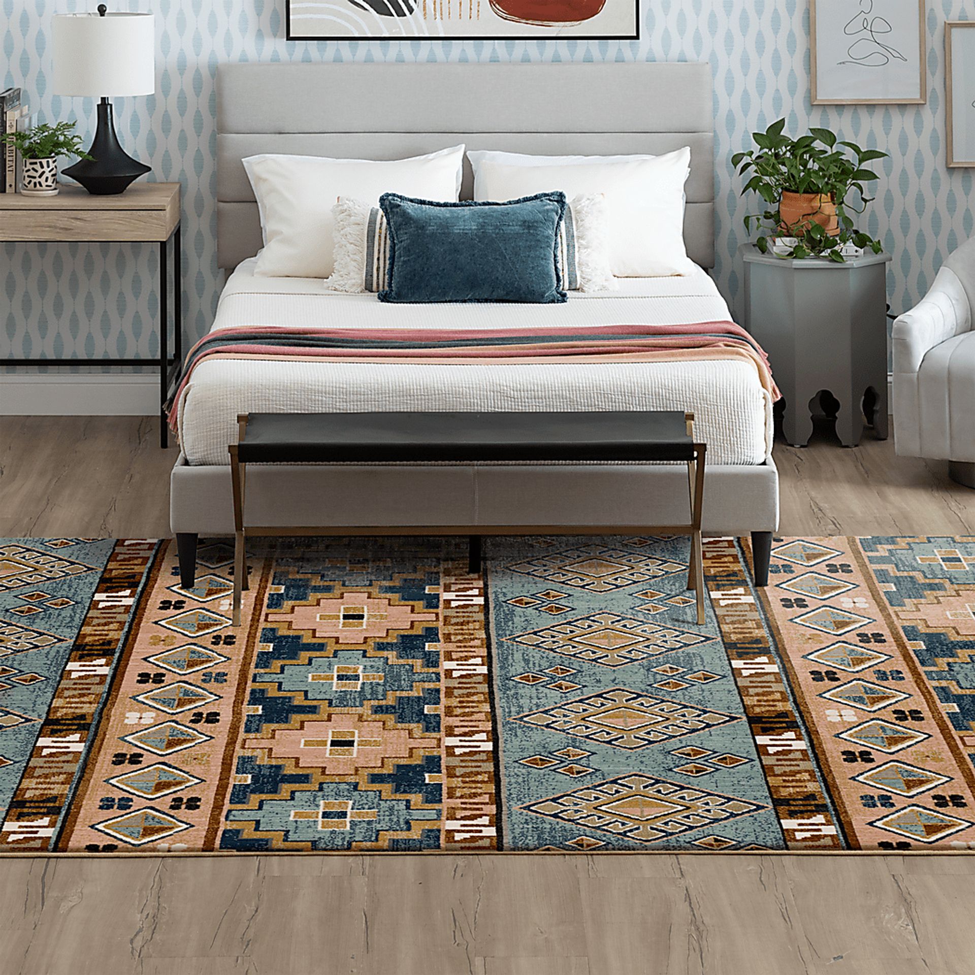 Casheim Blue 8' x 11' Rug - Image 2