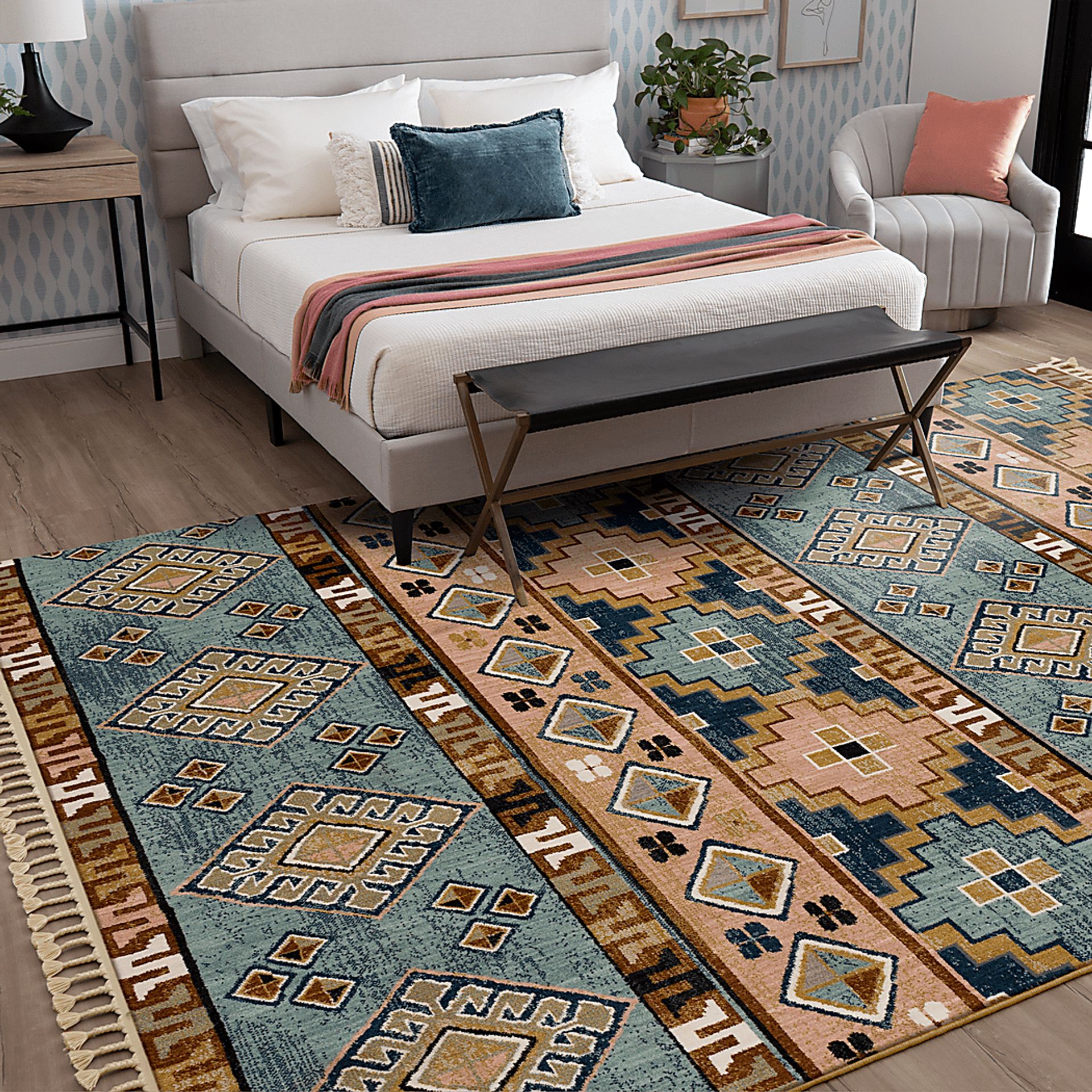 Casheim Blue 8' x 11' Rug - Image 3