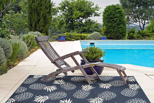 Casheller II Navy 7'2 x 10'4 Rug - Thumbnail - Image 2
