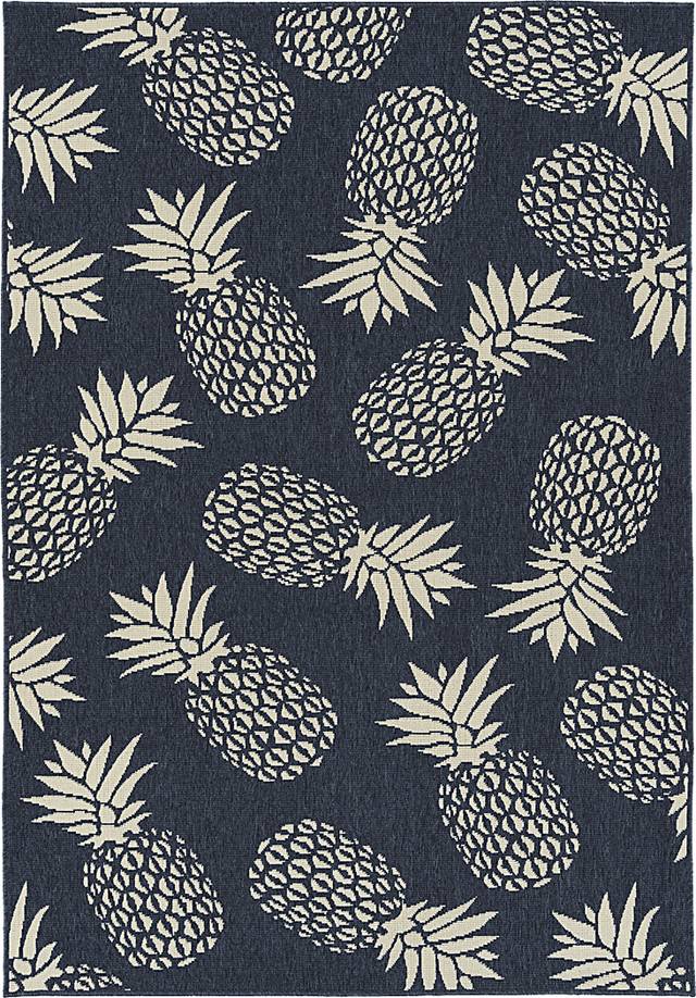 Casheller II Navy 7'2 x 10'4 Rug - Thumbnail - Image 1