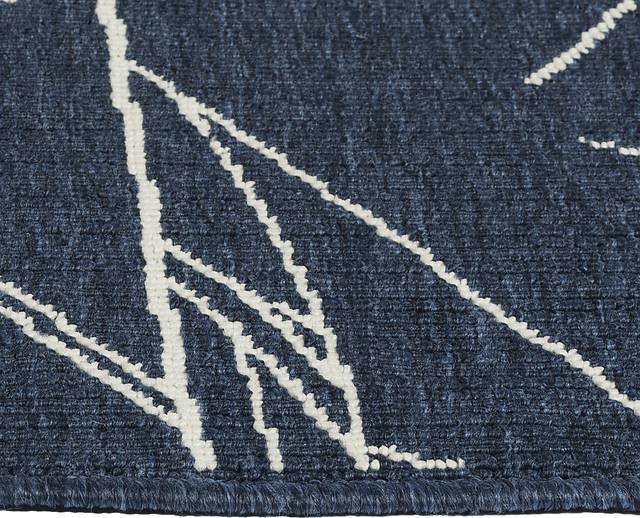 Casheller I Navy 7'2 x 10'4 Rug - Thumbnail - Image 6