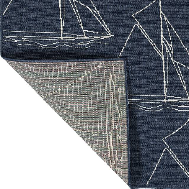 Casheller I Navy 7'2 x 10'4 Rug - Thumbnail - Image 7