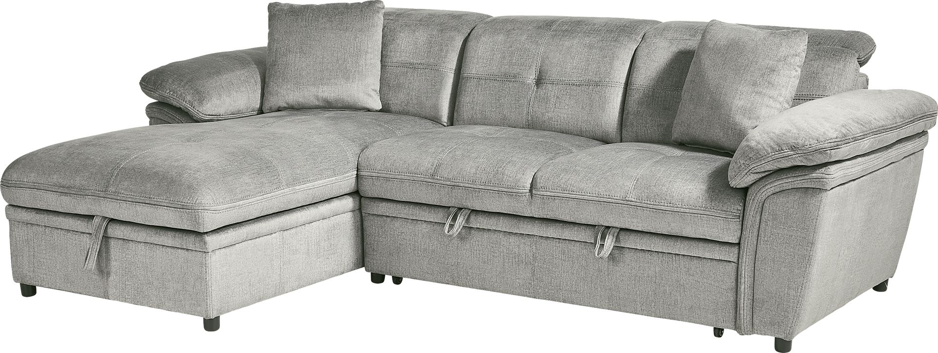 Cashton Heights Gray 2 Pc Sectional - Image 3