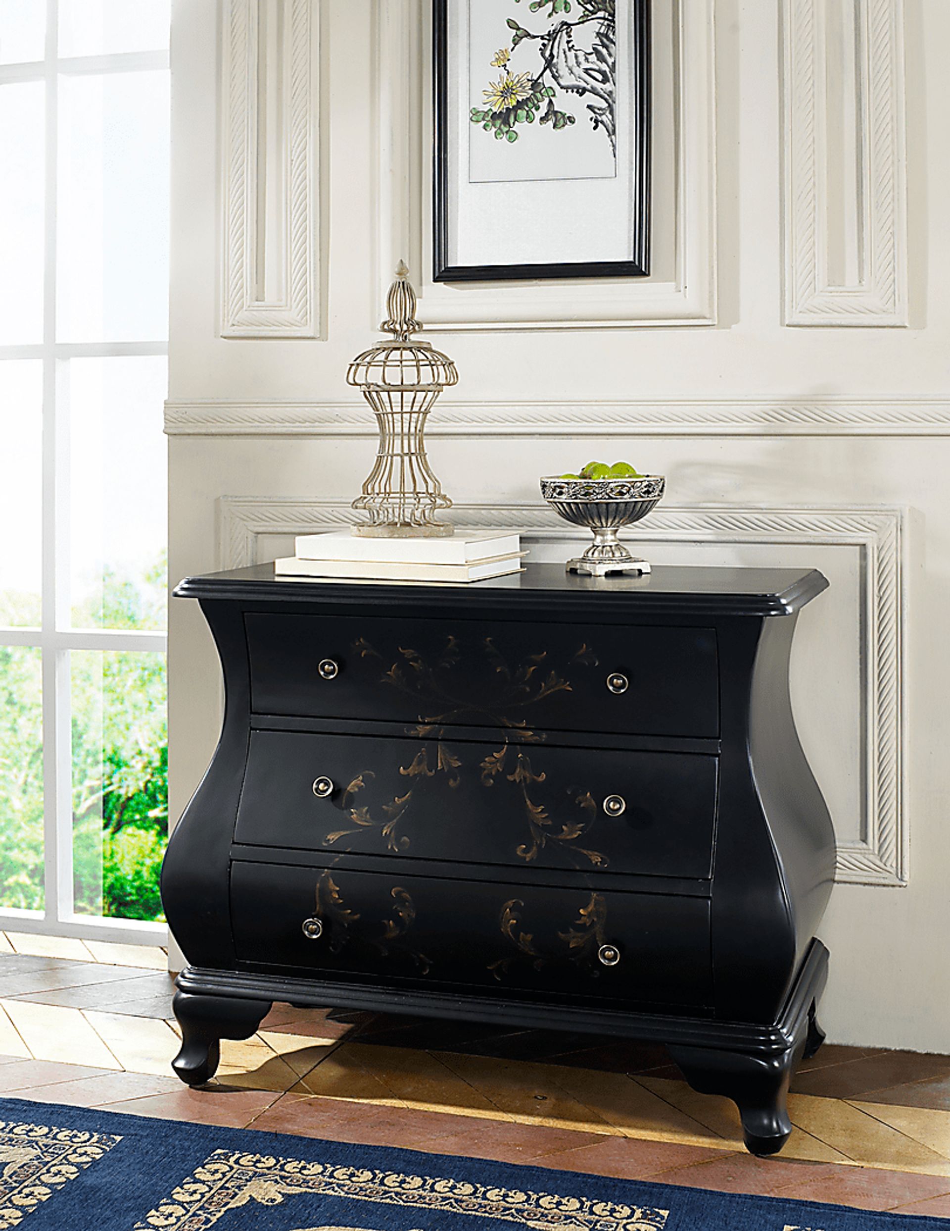 Casi Black Accent Cabinet - Image 4