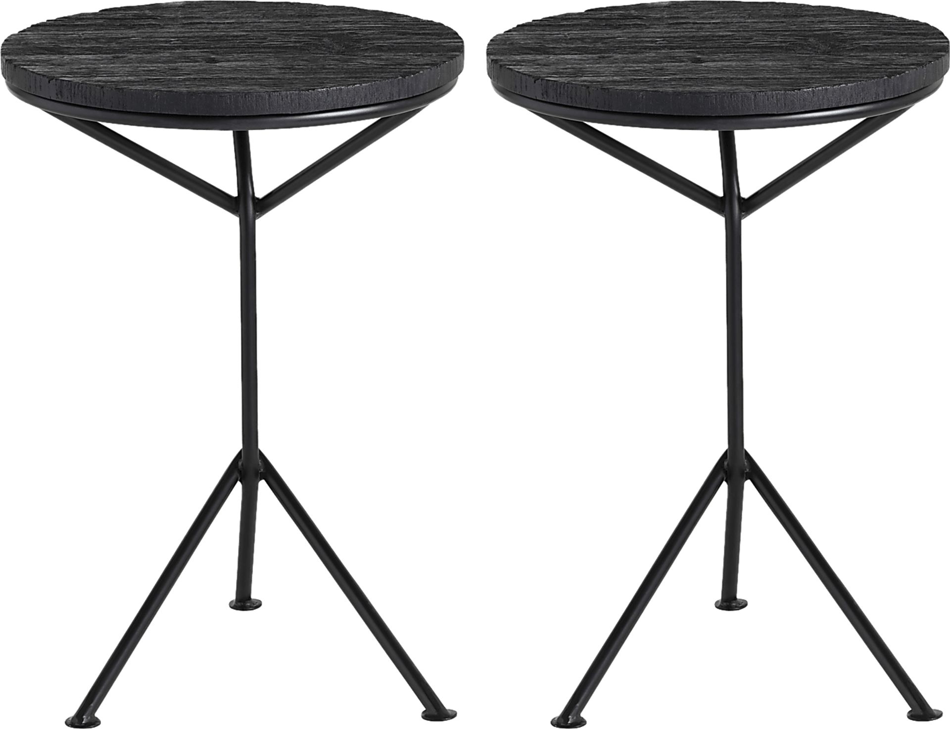 Casieri Black End Table, Set of 2 - Image 2
