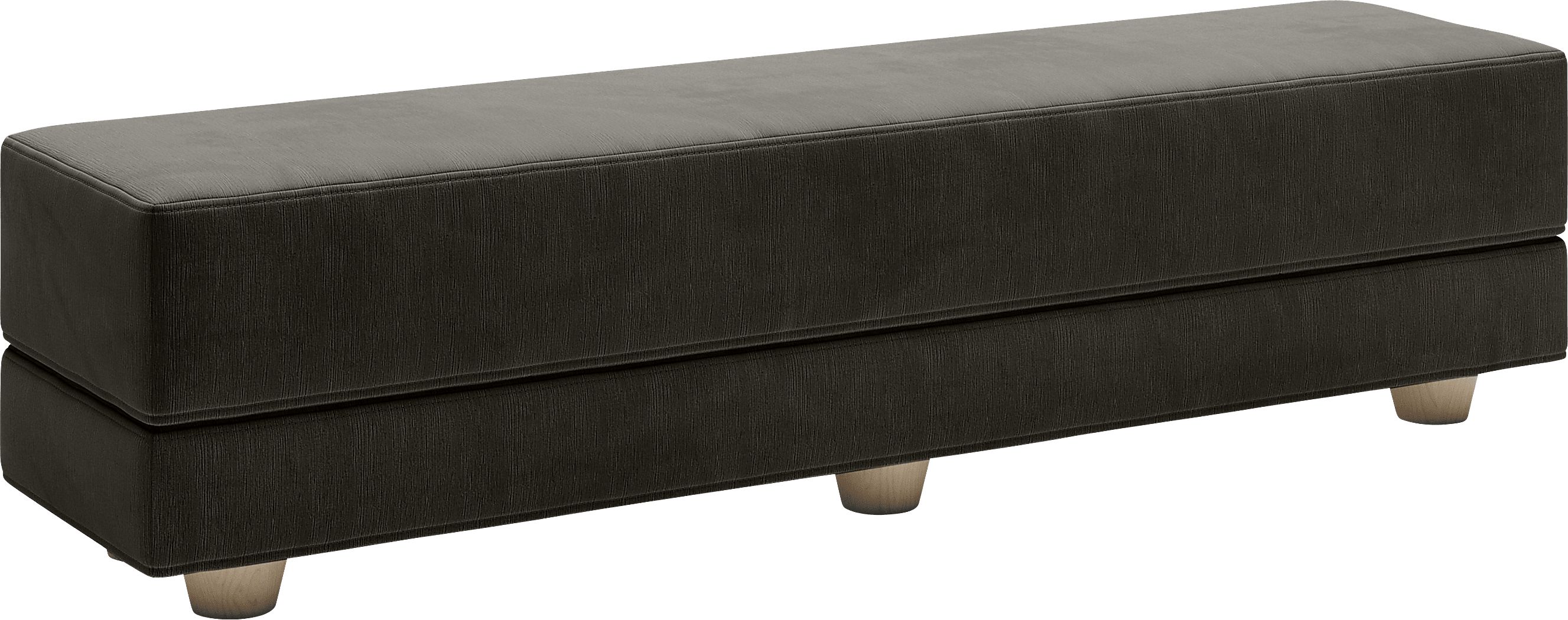 Casila Charcoal Twin Bed Bench