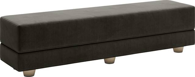 Casila Charcoal Twin Bed Bench - Thumbnail - Image 1