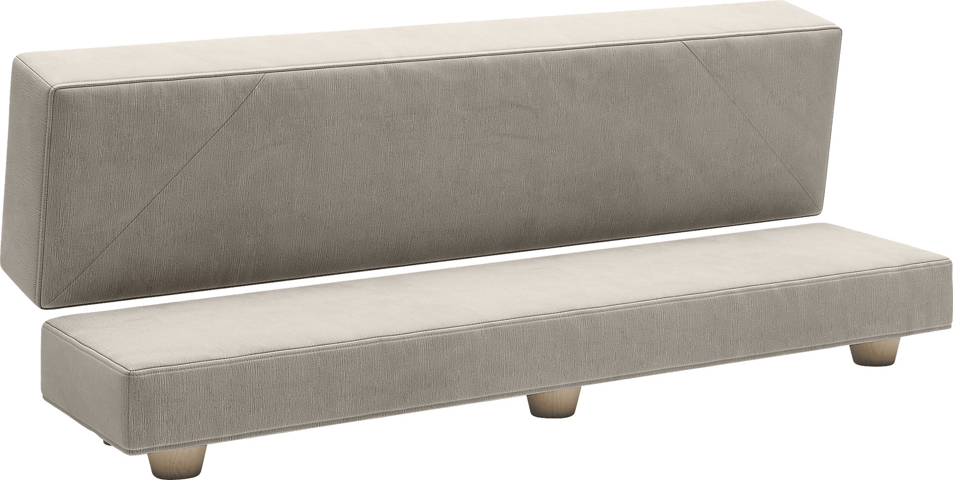 Casila Dark Gray Twin Bed Bench - Image 6