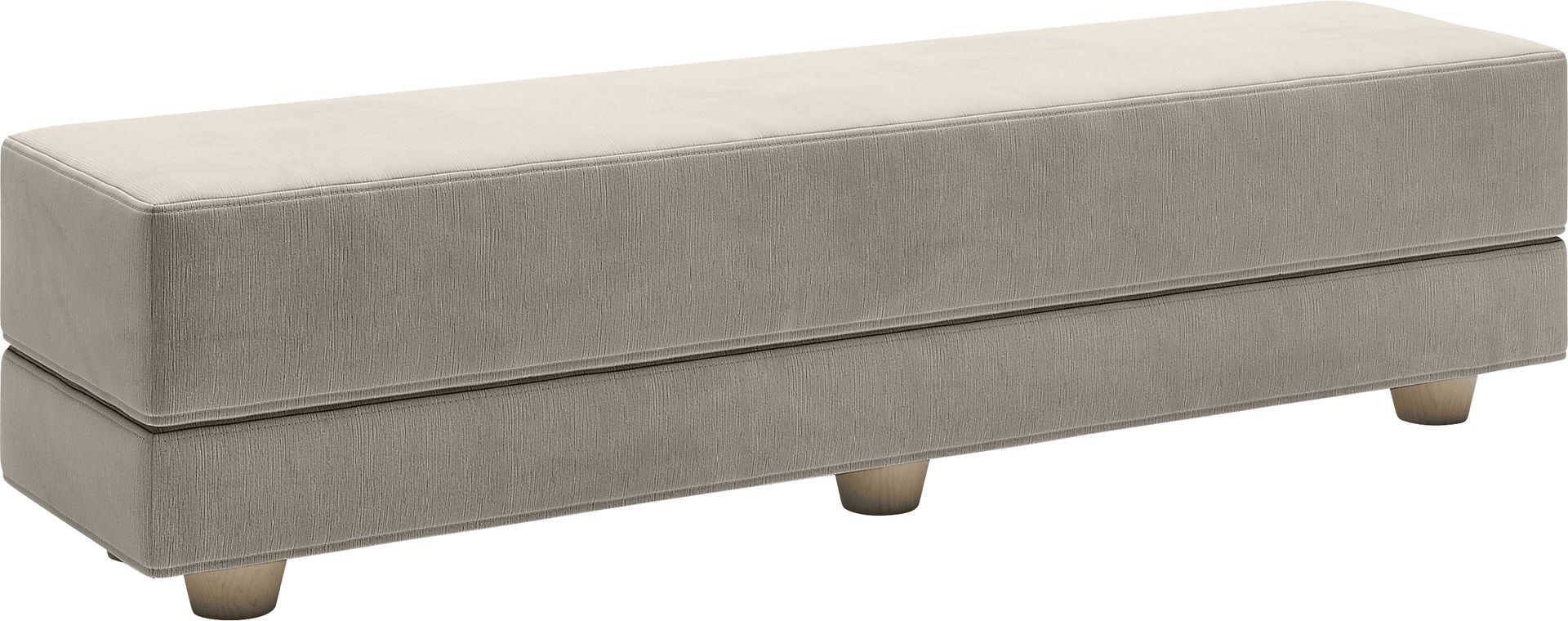 Casila Dark Gray Twin Bed Bench - Image 1