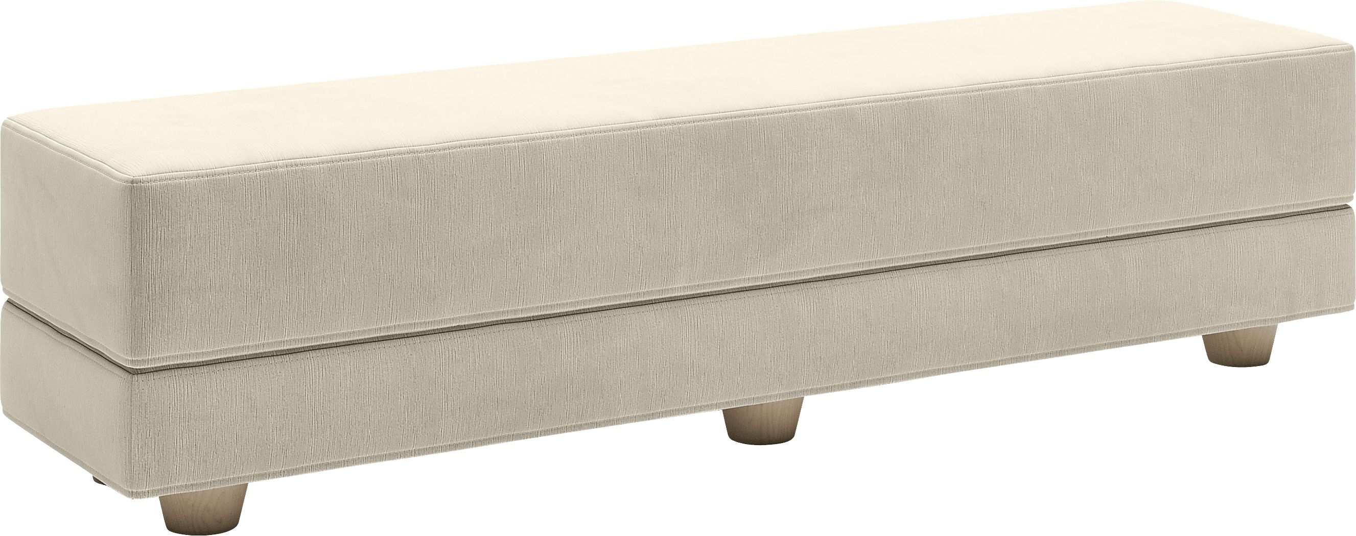 Casila Ivory Twin Bed Bench