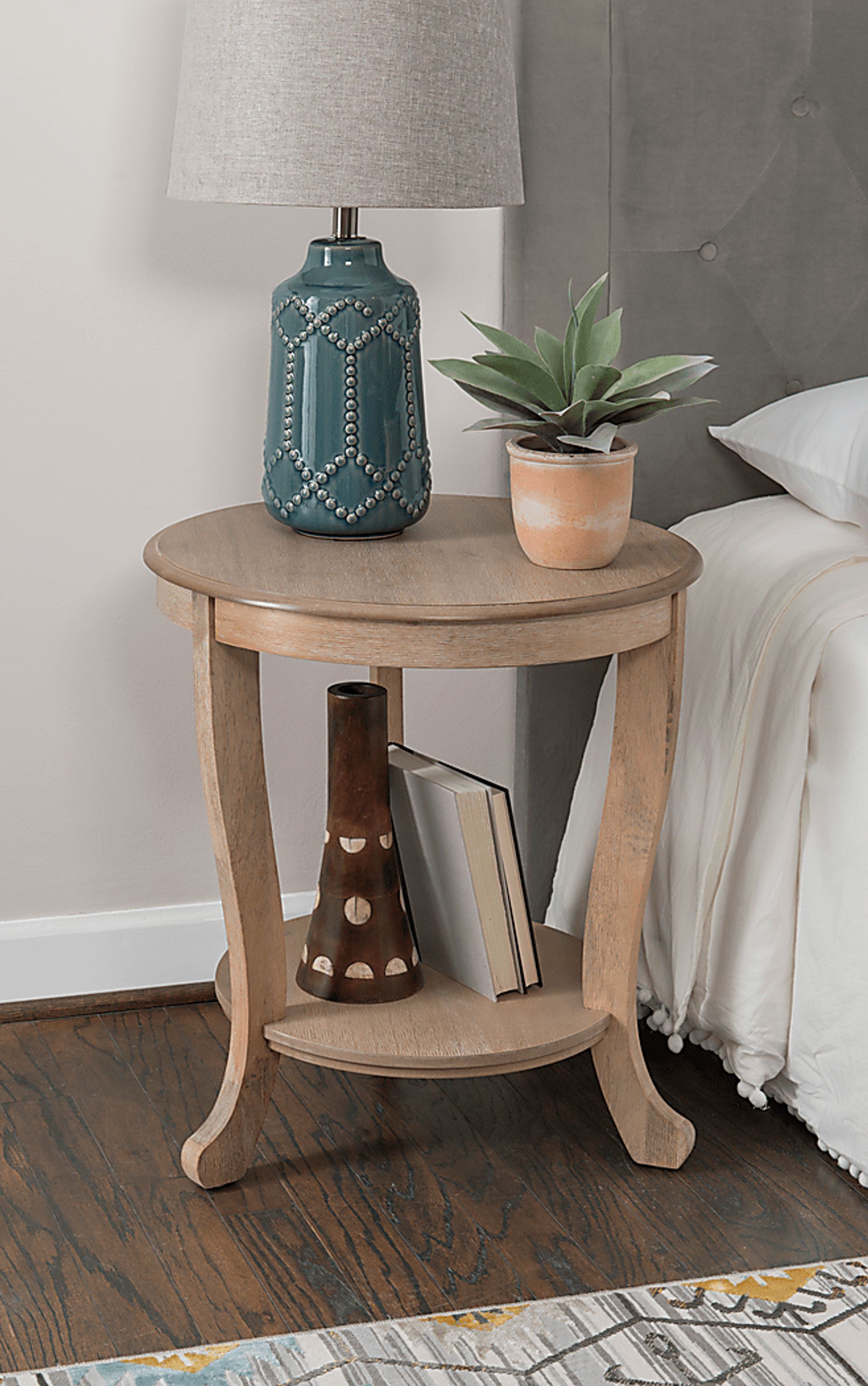 Casilda Natural End Table - Image 2