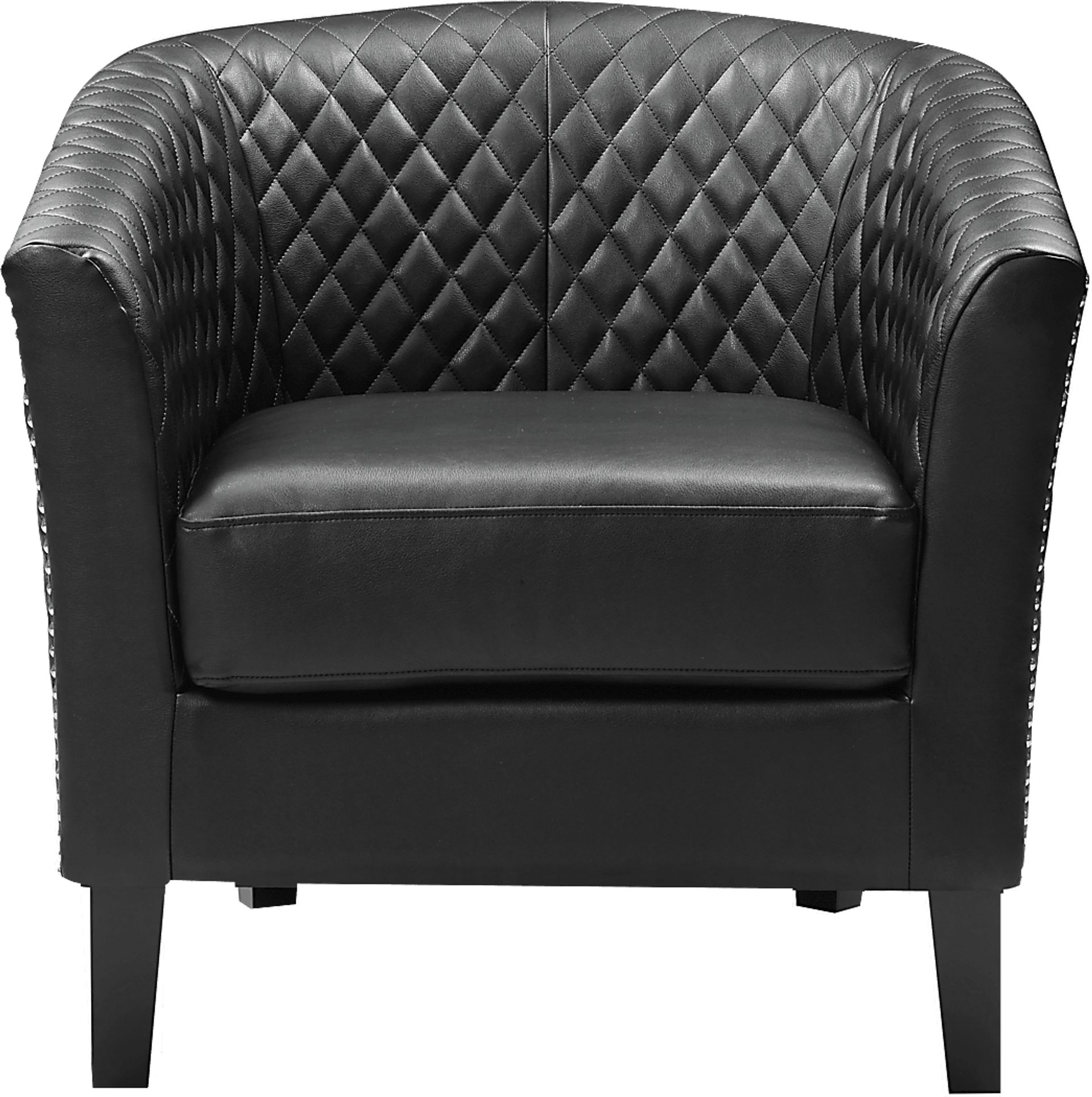 Casino Drive Black Accent Chair - Image 2