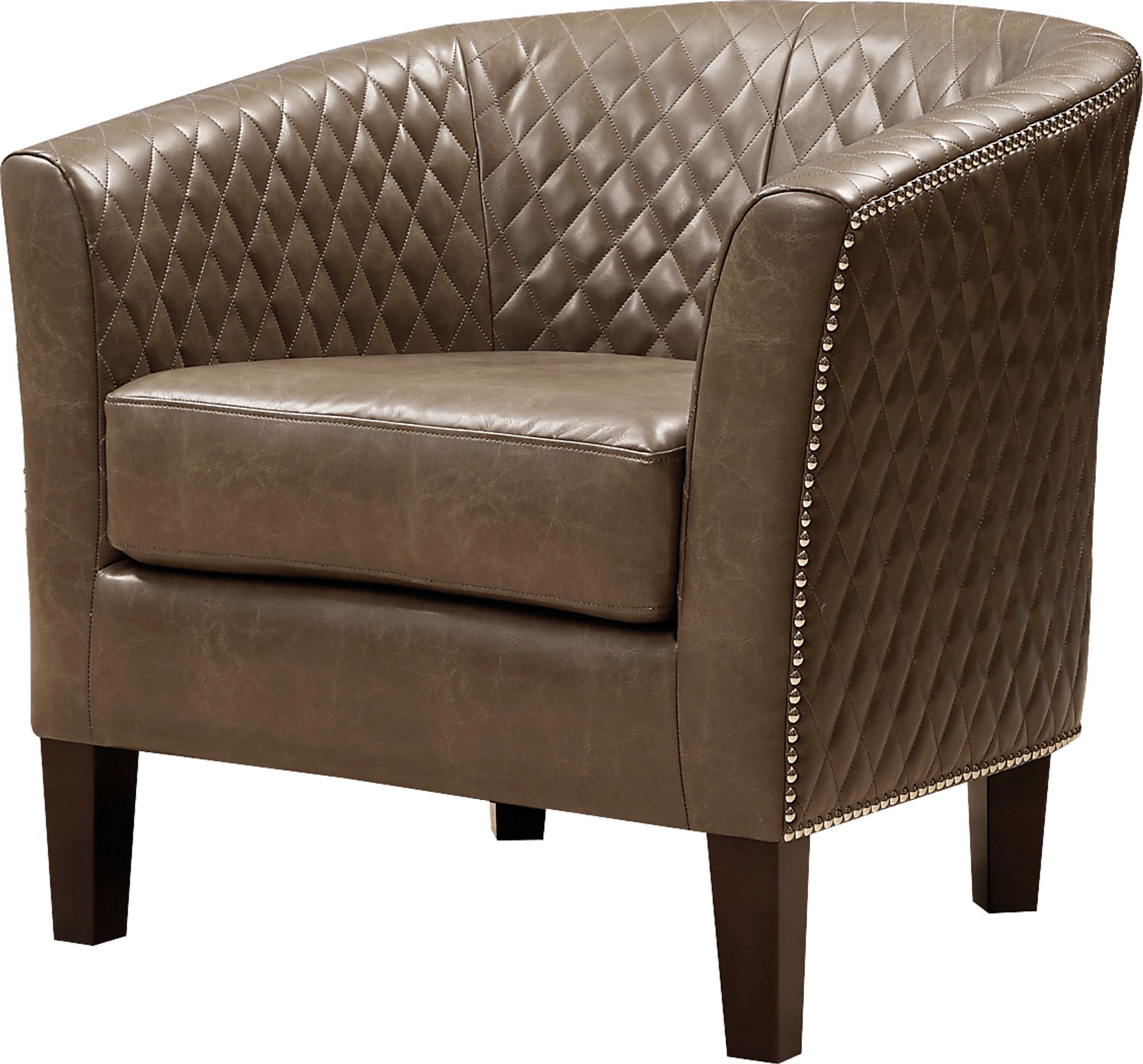 Casino Drive Brown Accent Chair - Image 3