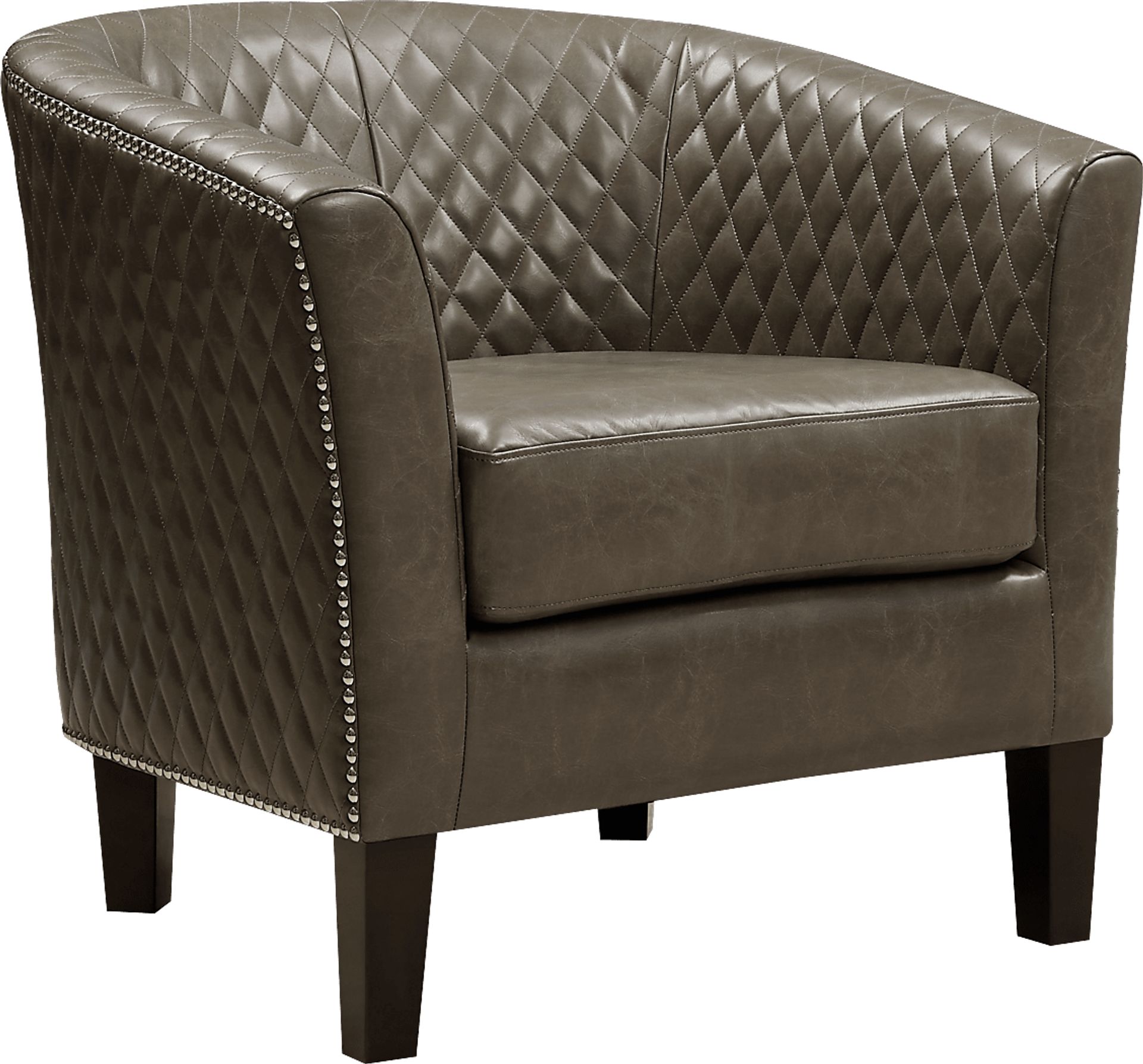 Casino Drive Brown Accent Chair - Image 1