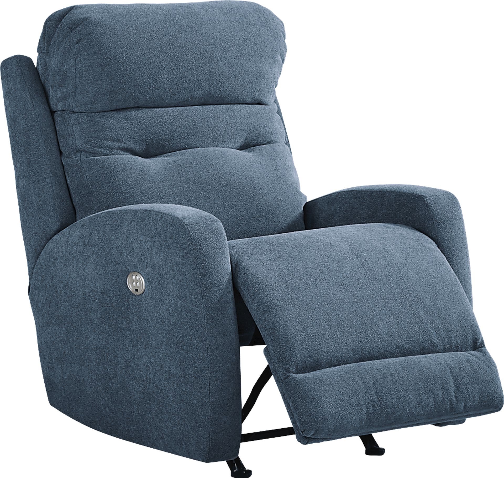 Cason Lane Blue Dual Power Recliner - Image 2