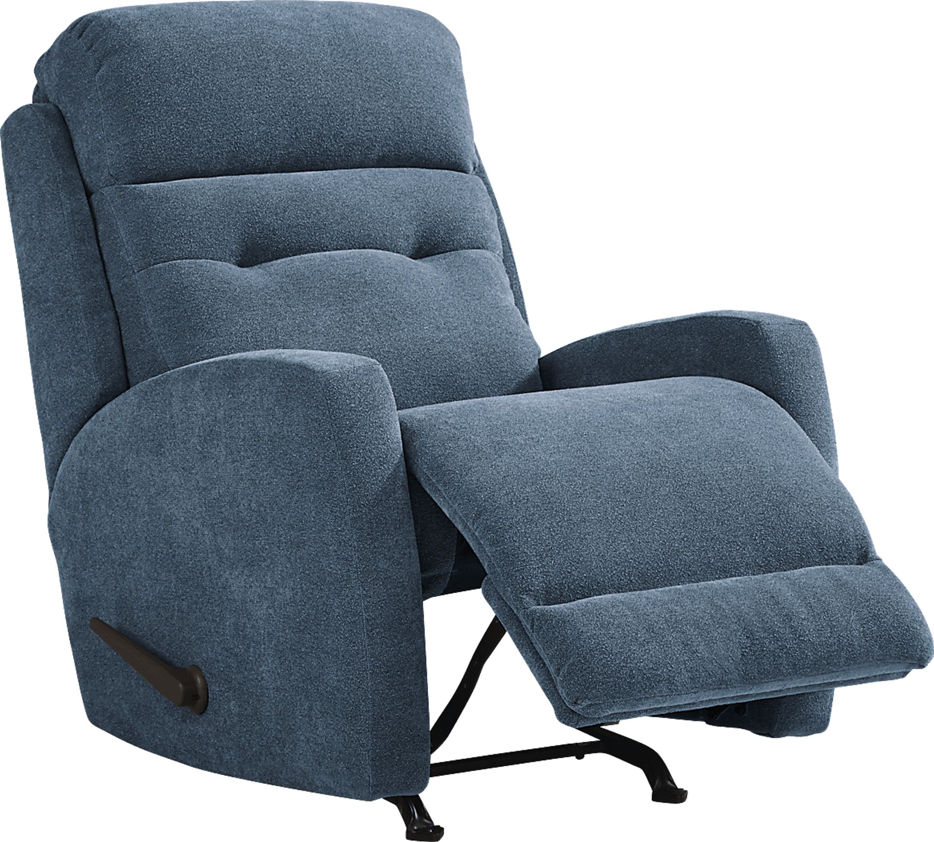 Cason Lane Blue Rocker Recliner - Image 2