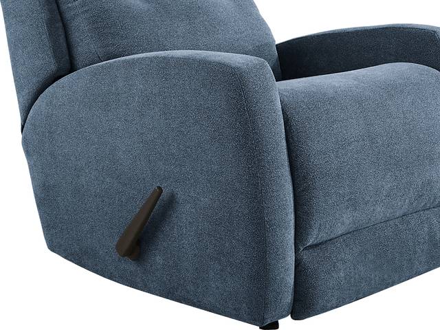 Cason Lane Blue Rocker Recliner - Thumbnail - Image 3