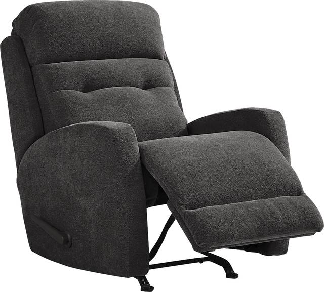 Cason Lane Dark Gray Rocker Recliner - Thumbnail - Image 2