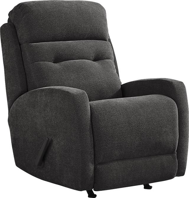 Cason Lane Dark Gray Rocker Recliner - Thumbnail - Image 1