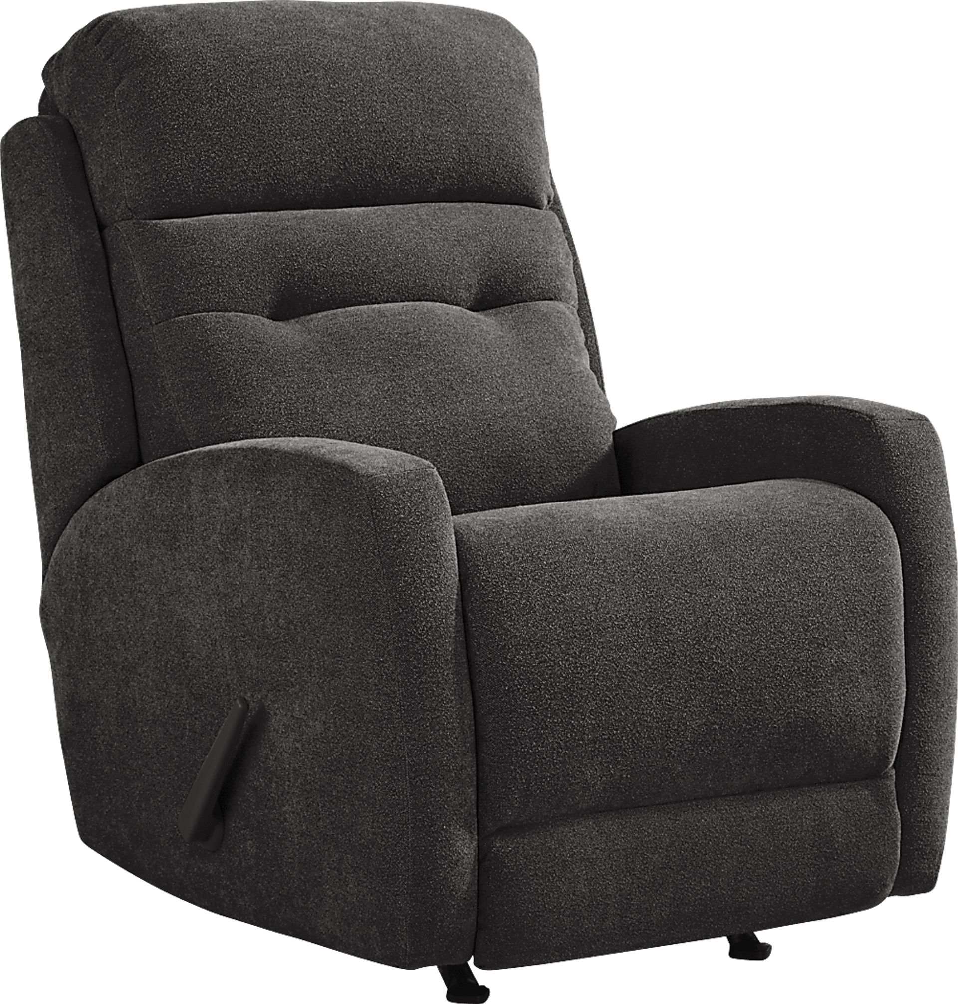 Cason Lane Dark Gray Rocker Recliner - Image 1