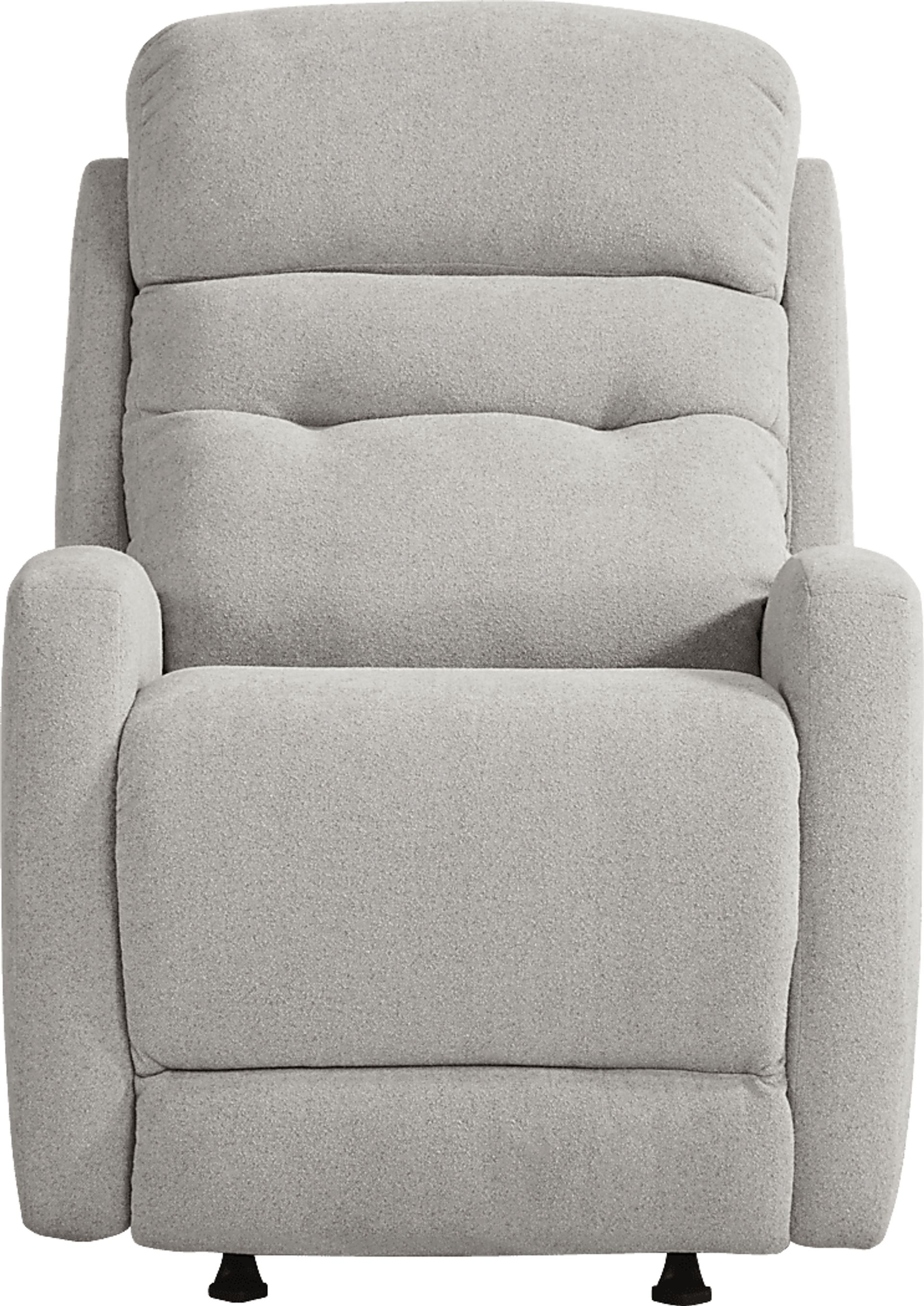 Cason Lane Light Gray Dual Power Recliner - Image 3