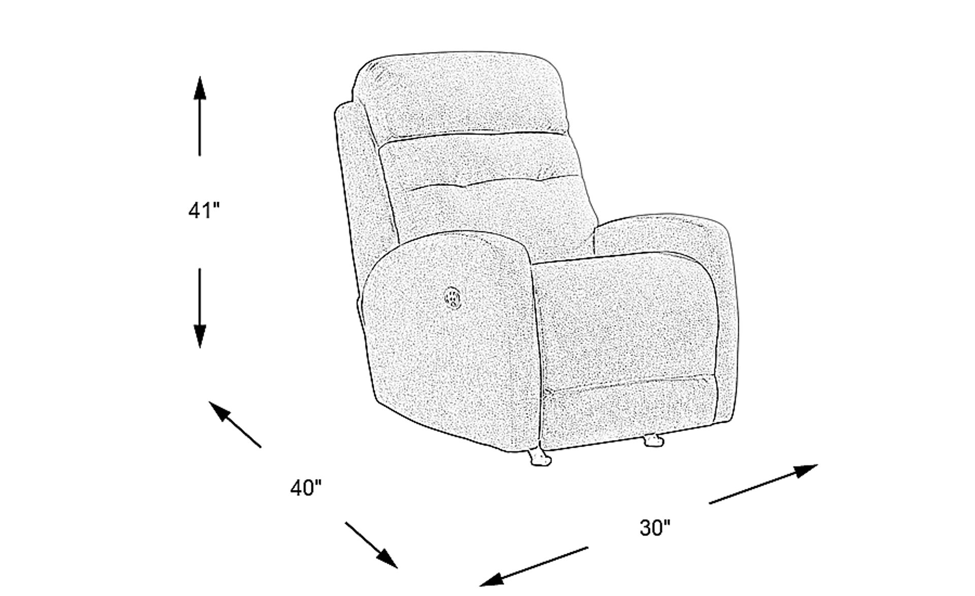Dimension Image. Please refer to the Dimension Tab on this page for dimension details.
