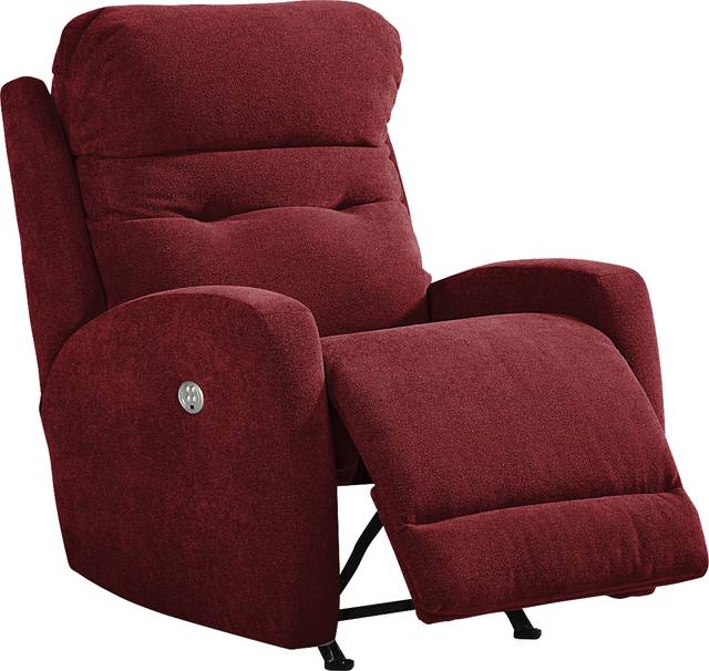 Cason Lane Red Dual Power Recliner - Thumbnail - Image 2