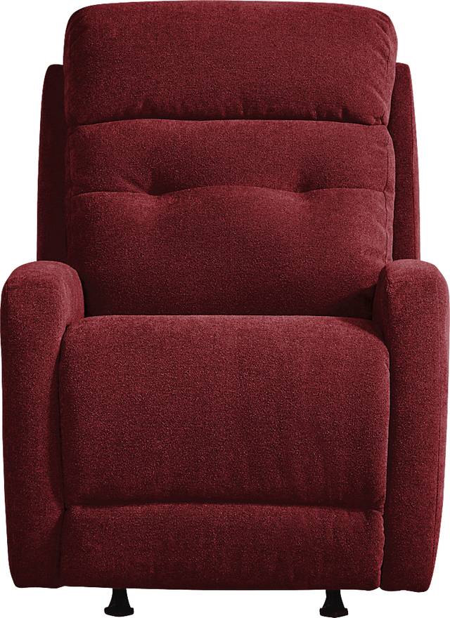 Cason Lane Red Dual Power Recliner - Thumbnail - Image 3