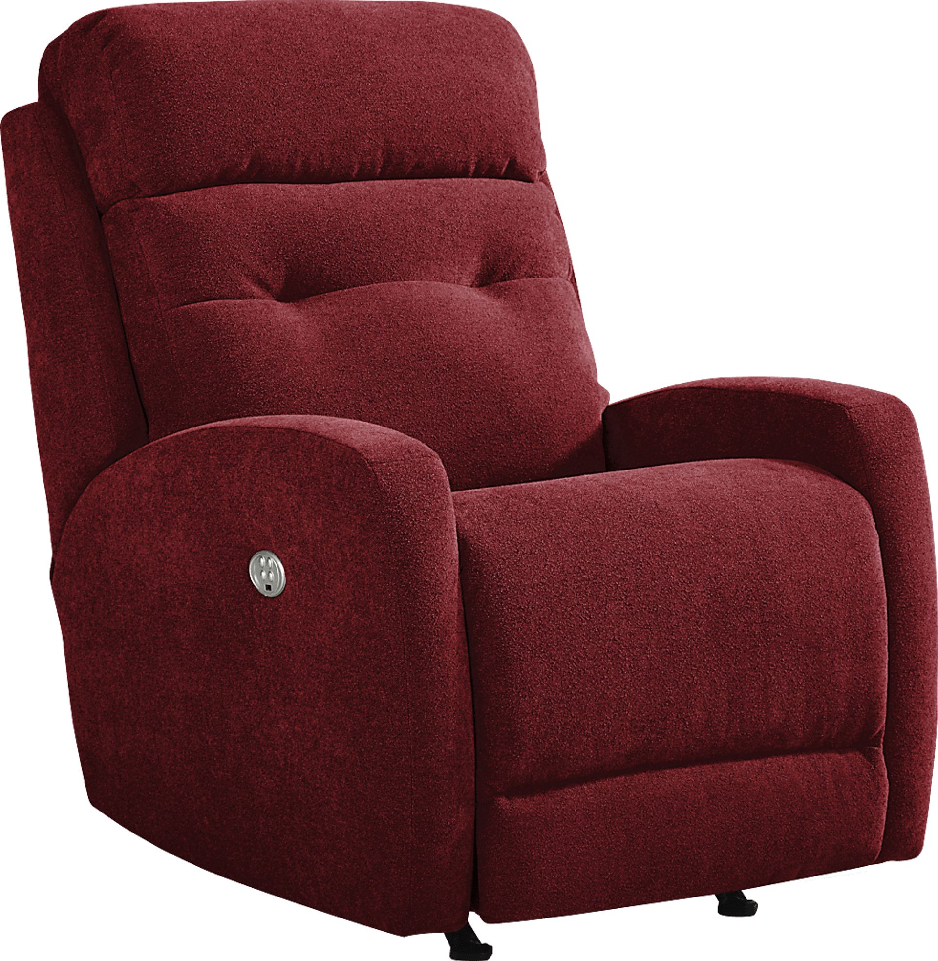 Cason Lane Red Dual Power Recliner - Image 1